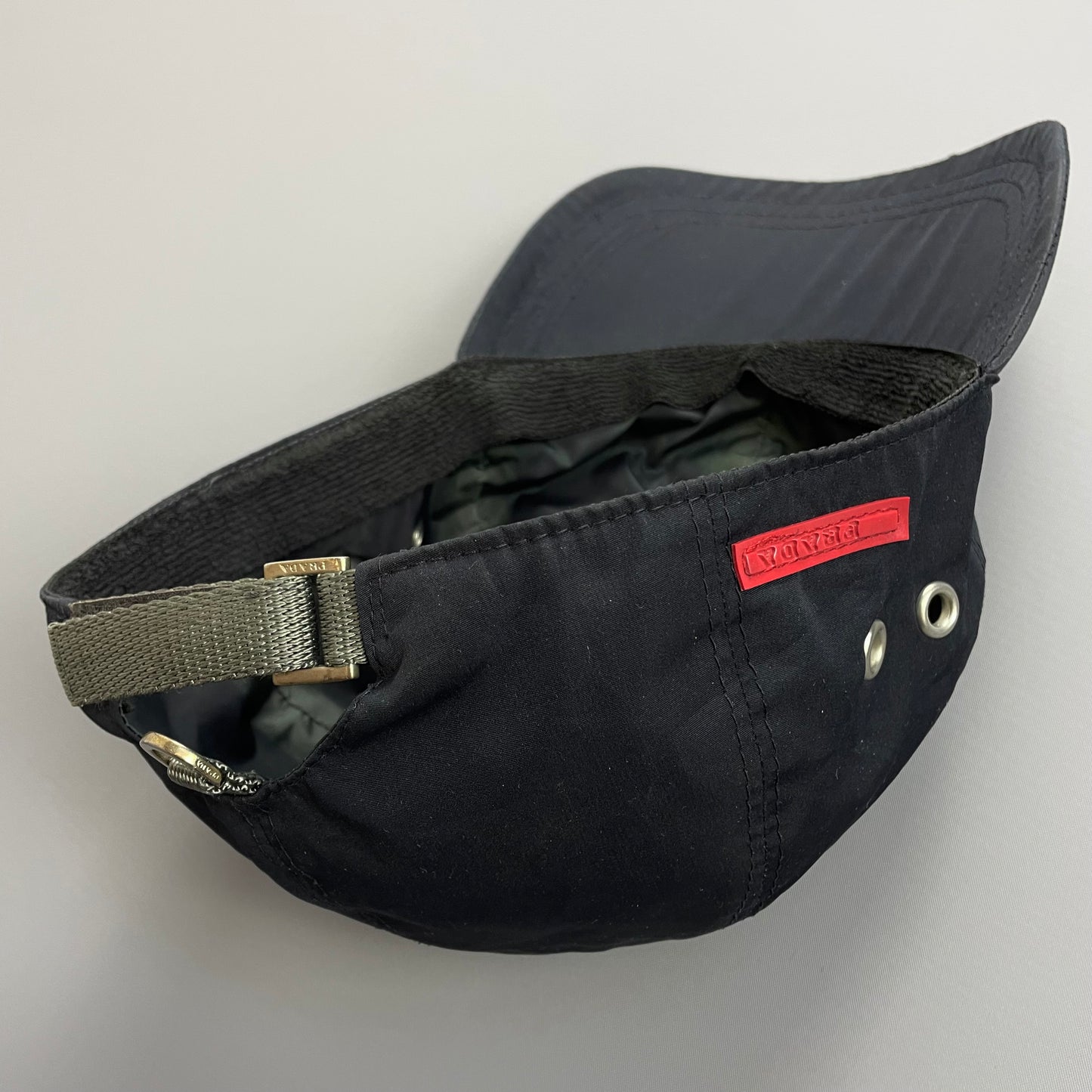 Prada Sport Navy 00s Technical Strap Cap