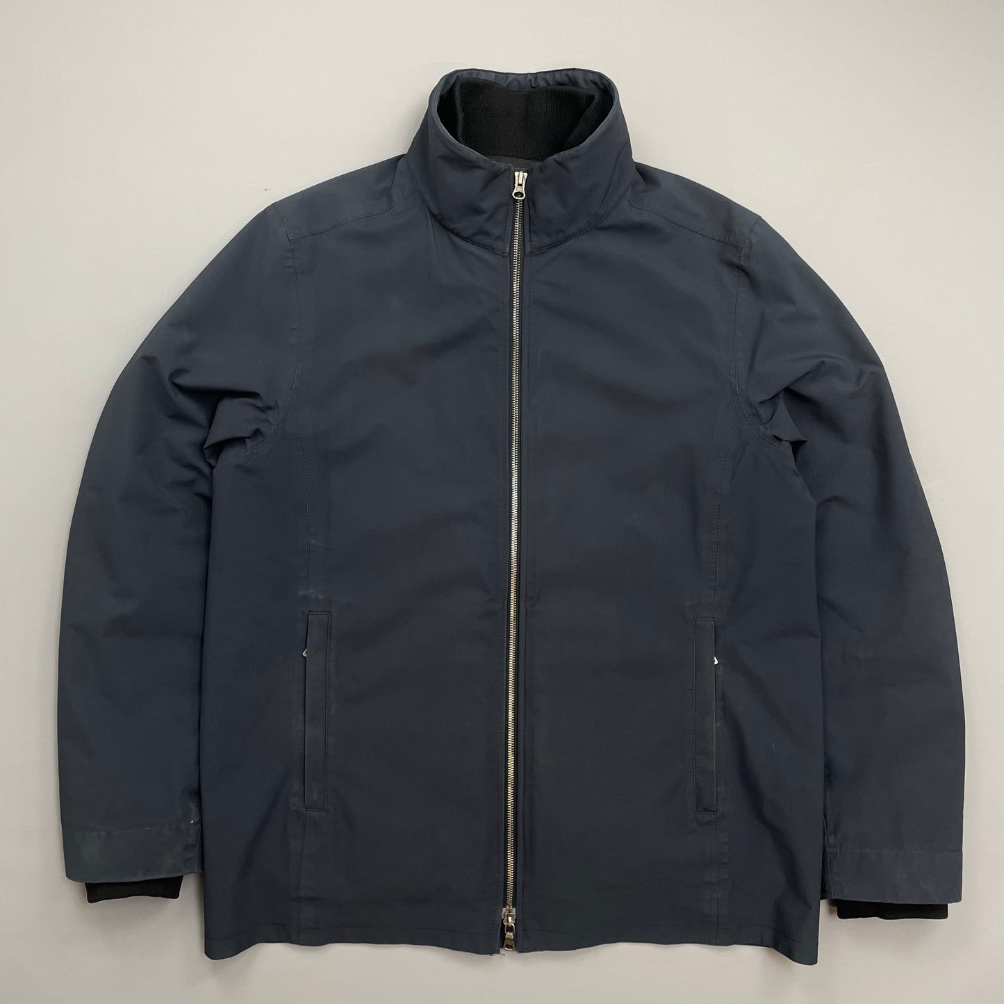 Prada Sport Navy 2006 Goretex 3-in-1 Nylon Padded Bomber Liner Trench Overcoat