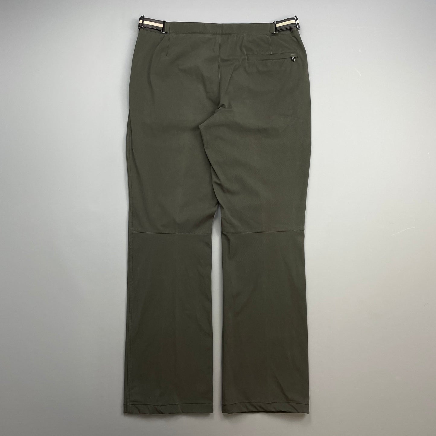 Prada Sport Grey 00s Wide Leg Adjustable Waist Trousers