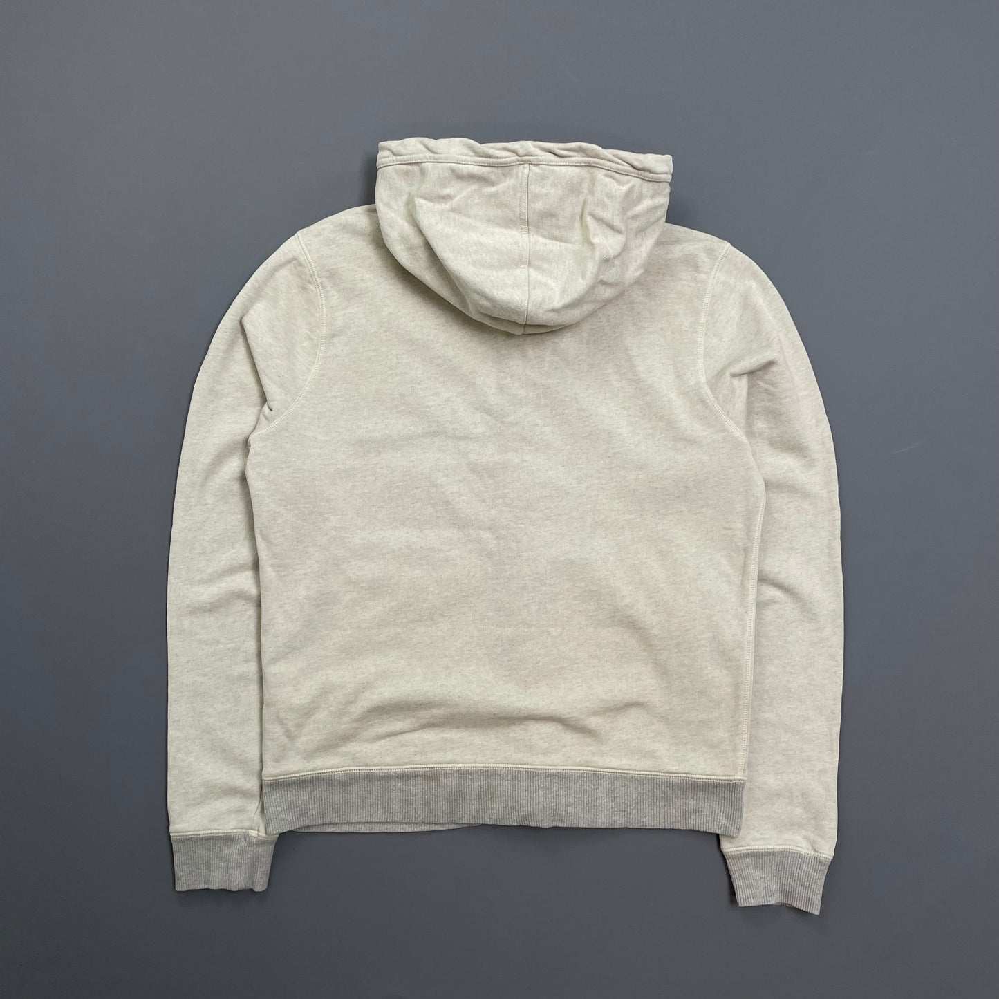 C.P. Company Grey Two-Tone Athletic Button-Up Hoodie