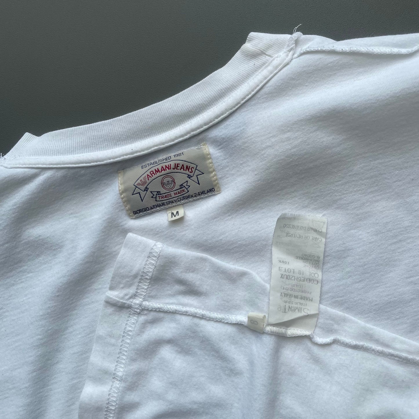 Armani Jeans 90s Graphic Spellout Tee