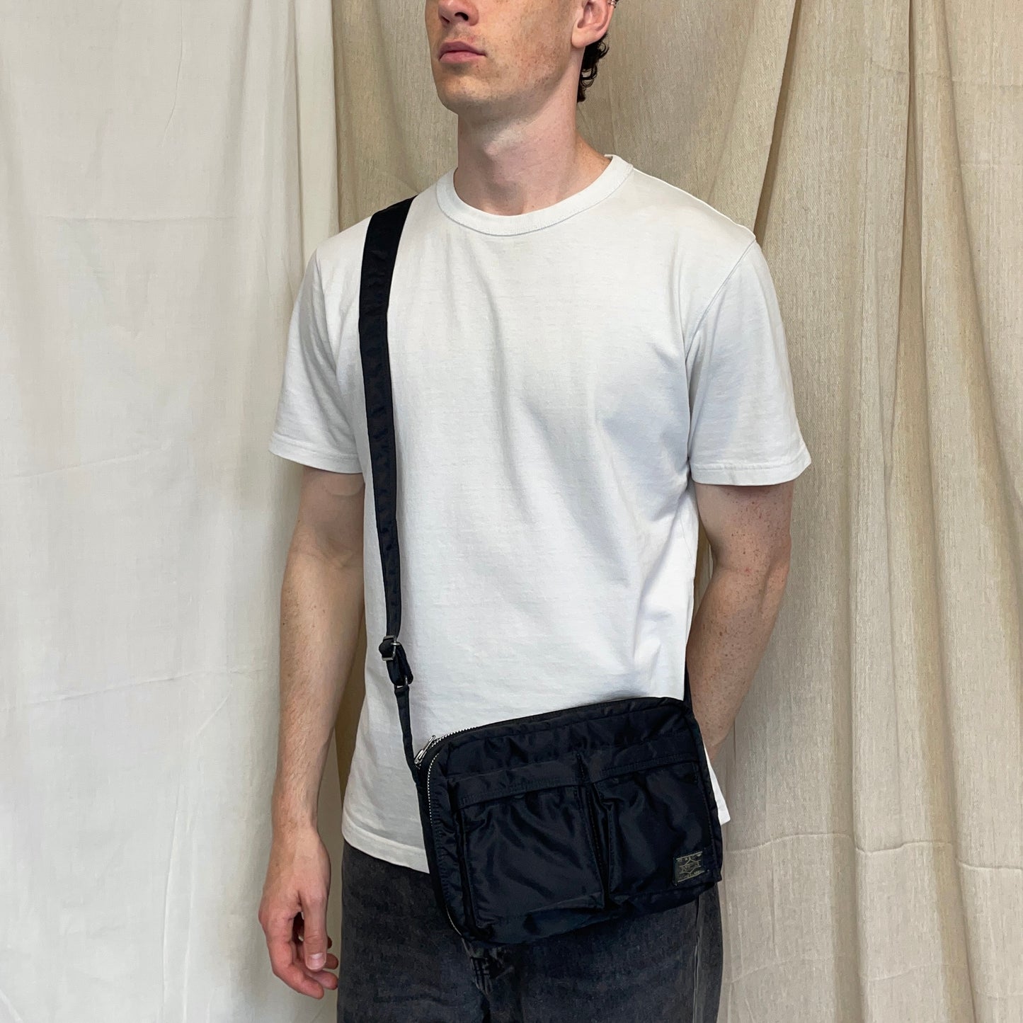 Porter Yoshida & Co. Black Nylon Tanker Crossbody Shoulder Bag
