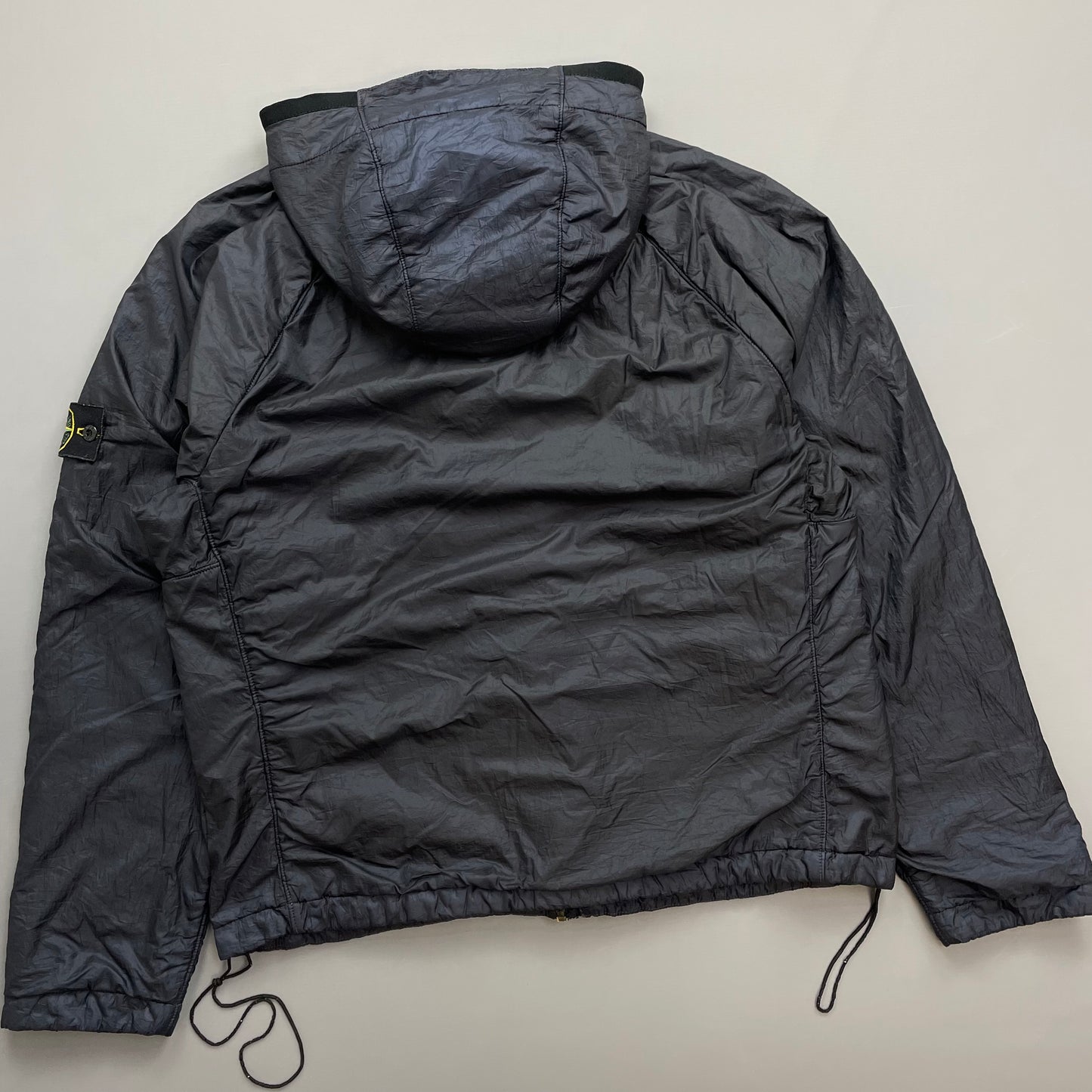 Stone Island Navy AW10 Nylon Spalmatura Lined Hooded Jacket