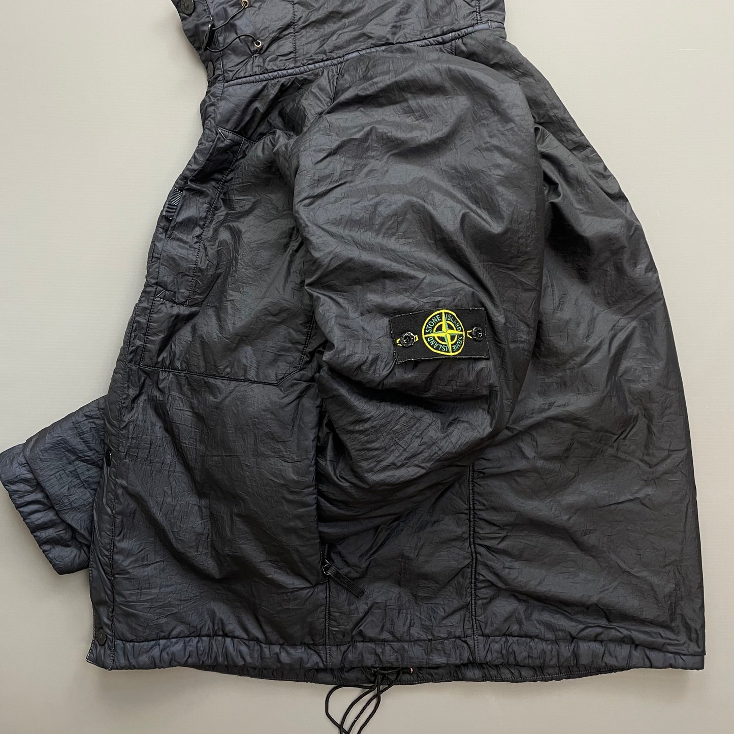 Stone Island Navy AW10 Nylon Spalmatura Lined Hooded Jacket