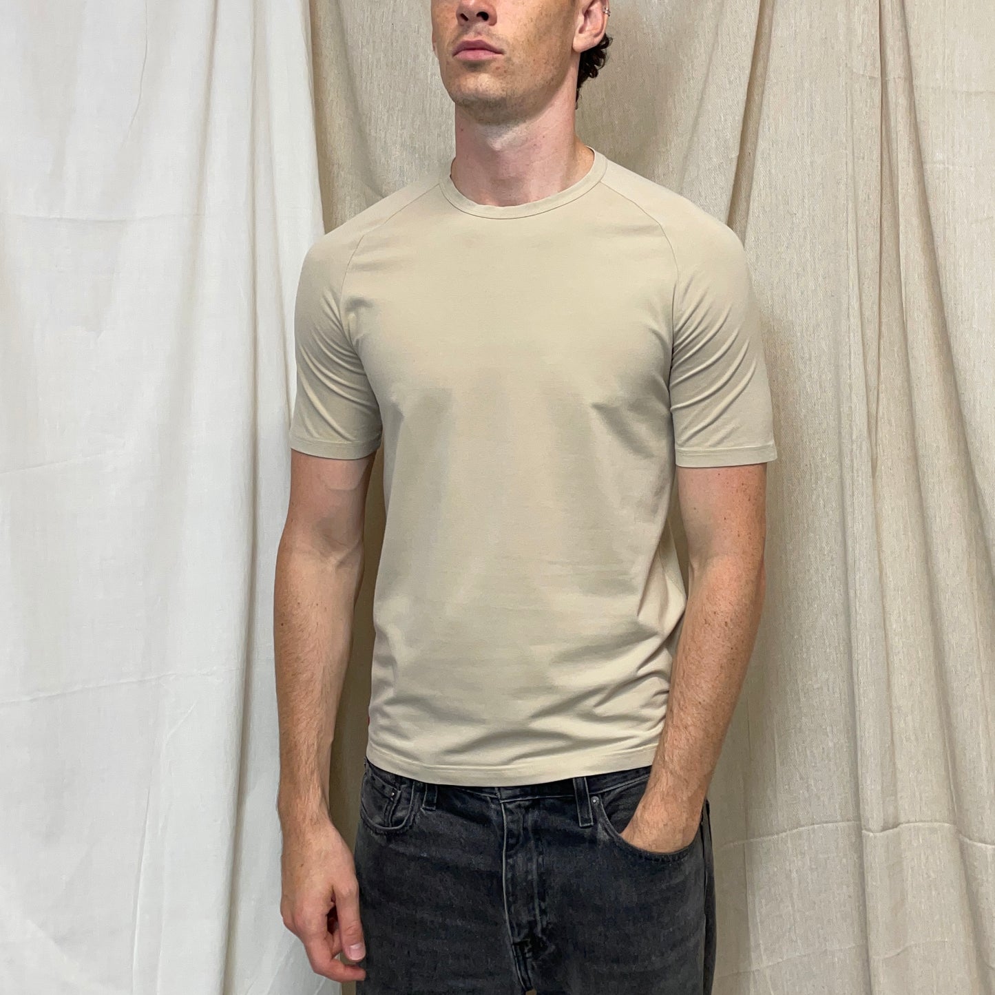 Prada Sport Beige 00s Rear Pocket Elastane T-Shirt