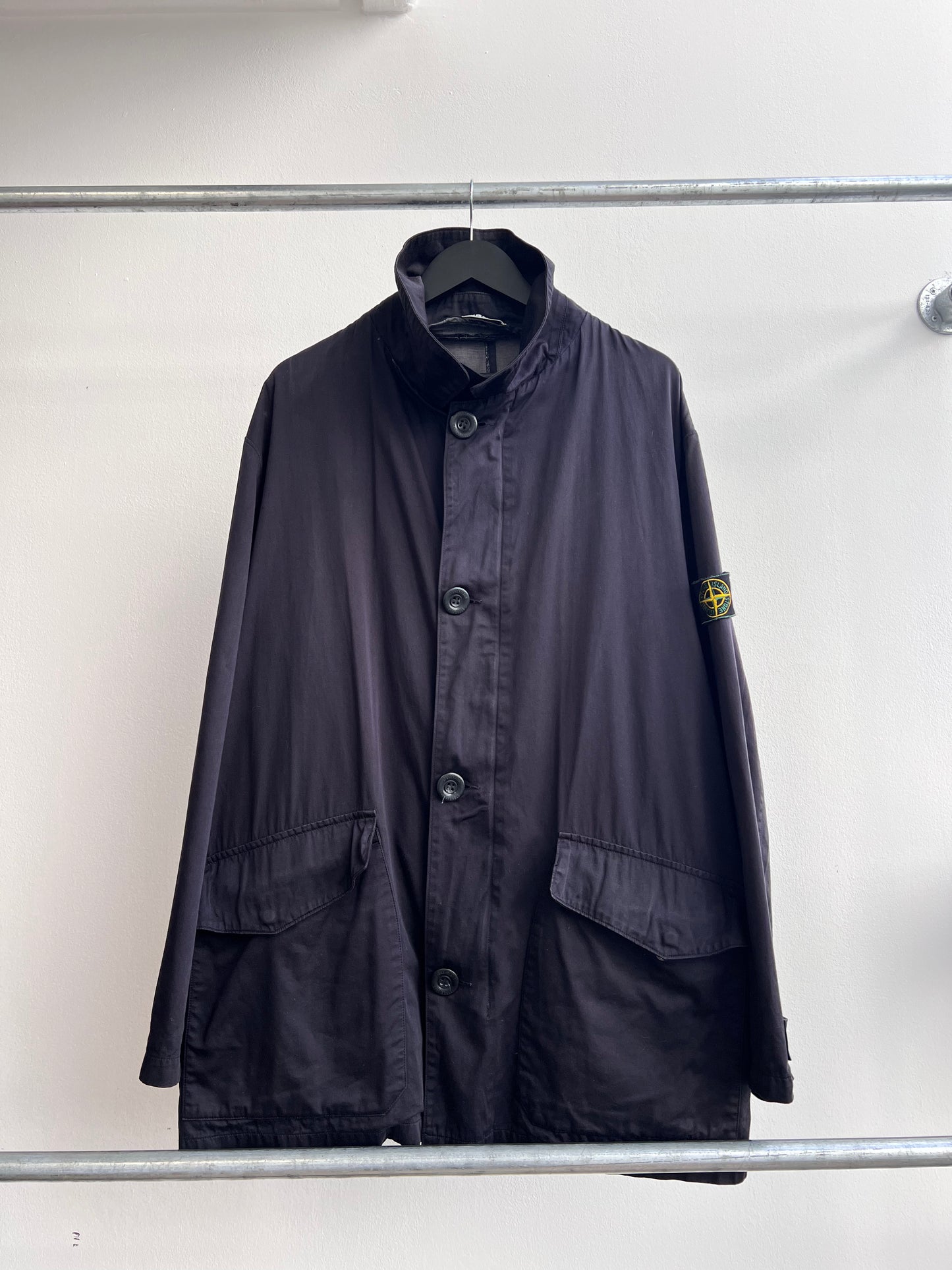 Stone Island AW98 Raso Gommato Trench Coat