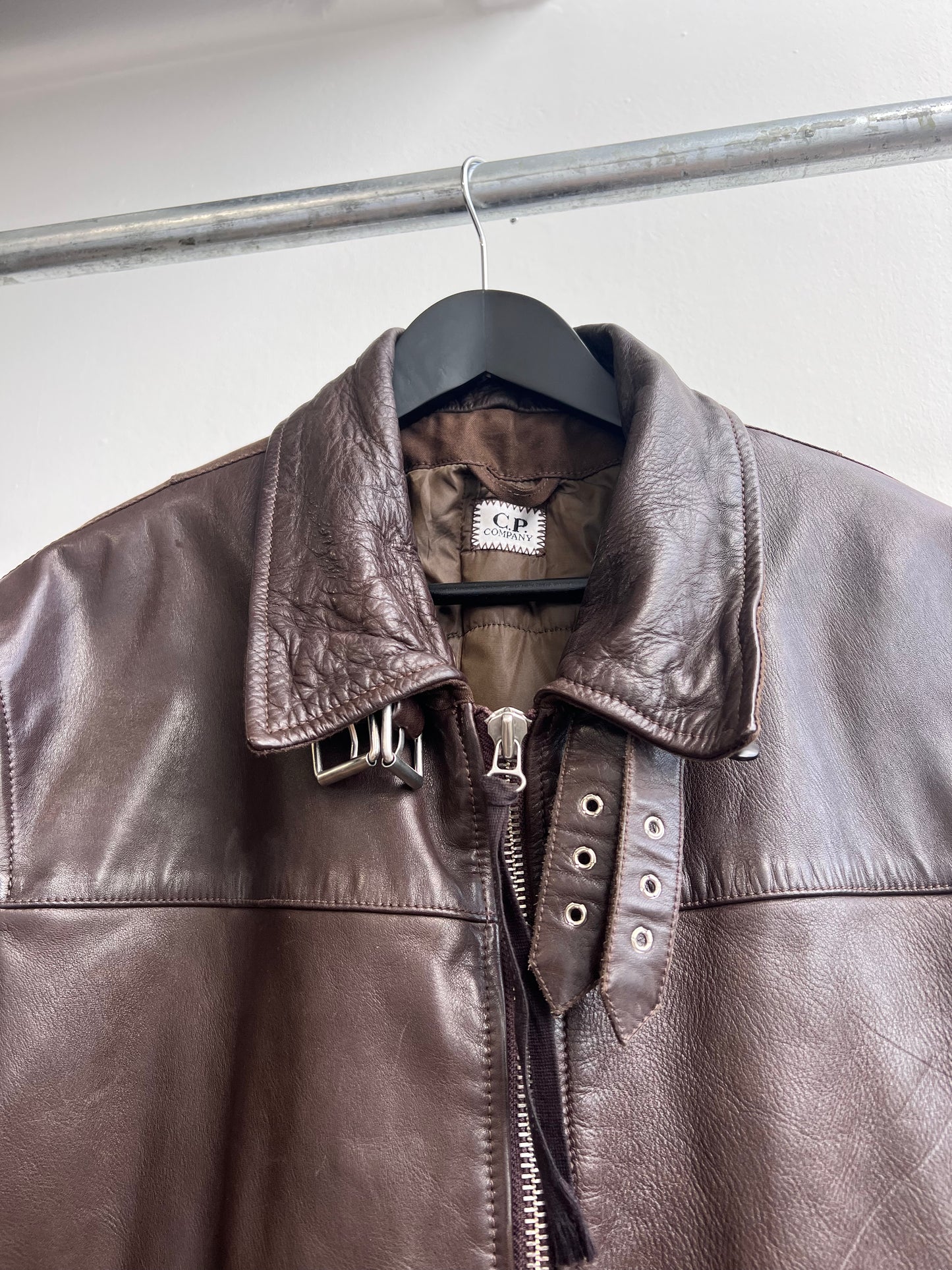C.P. Company AW06 Leather Aviator Bomber Jacket
