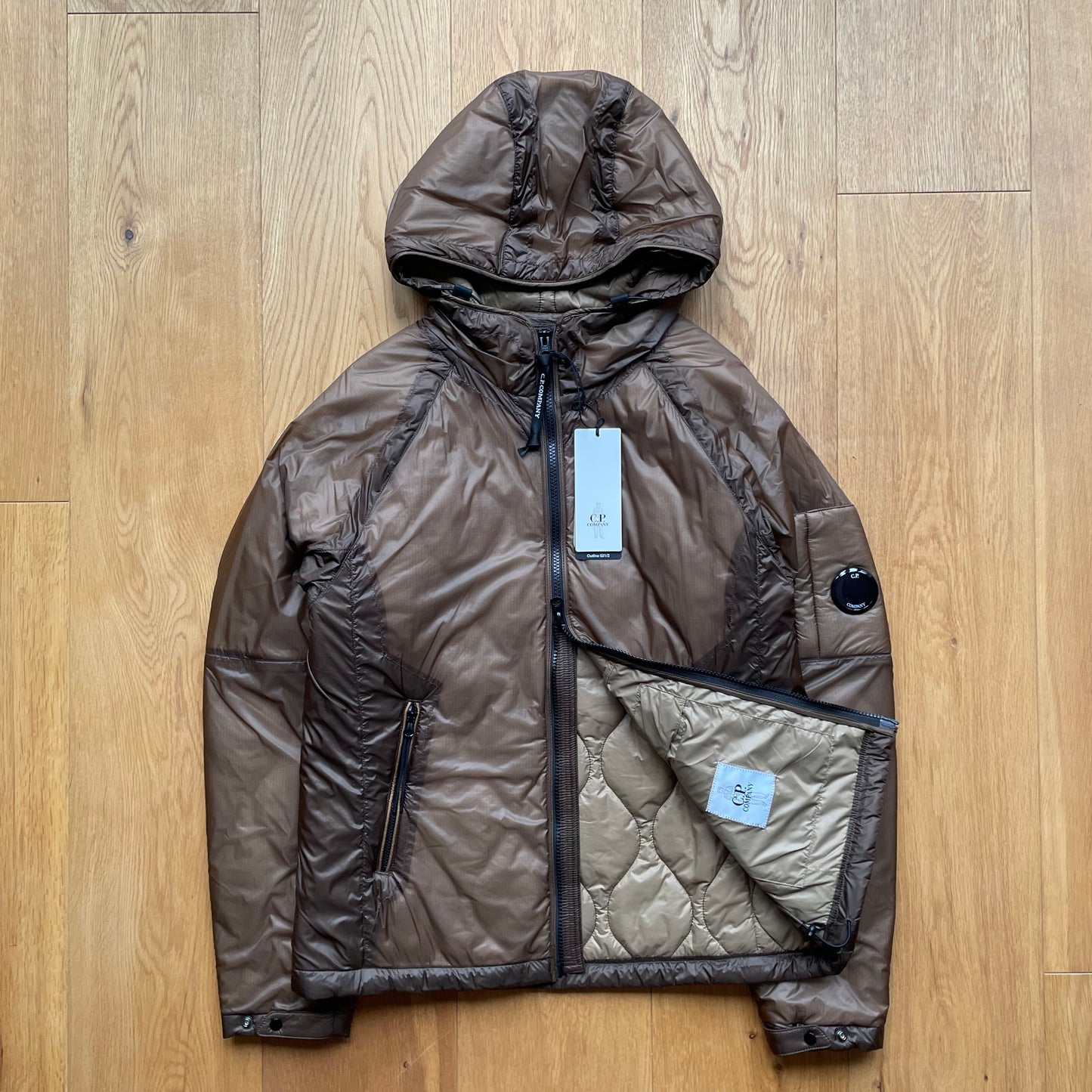 CP Company Outline Jacket in Cumin (RRP £625)