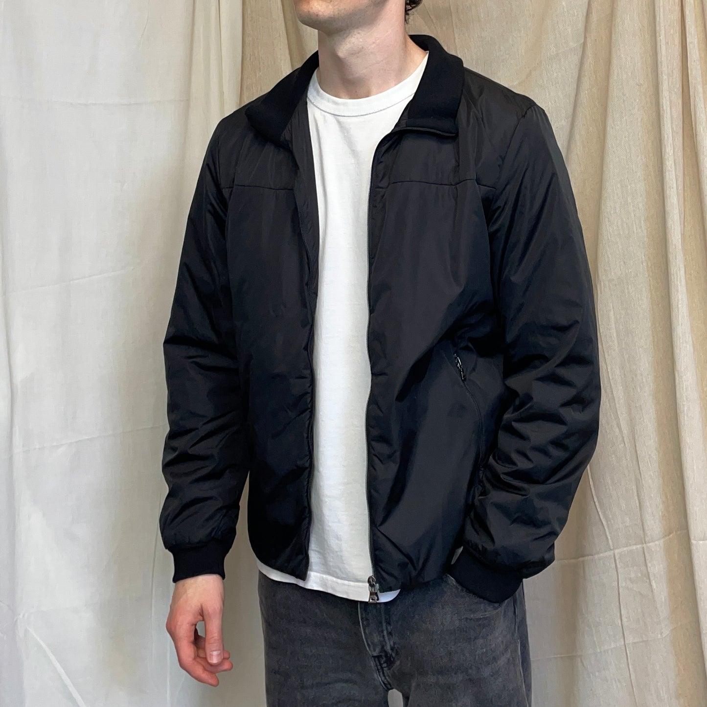 Prada Sport Navy 2006 Goretex 3-in-1 Nylon Padded Bomber Liner Trench Overcoat