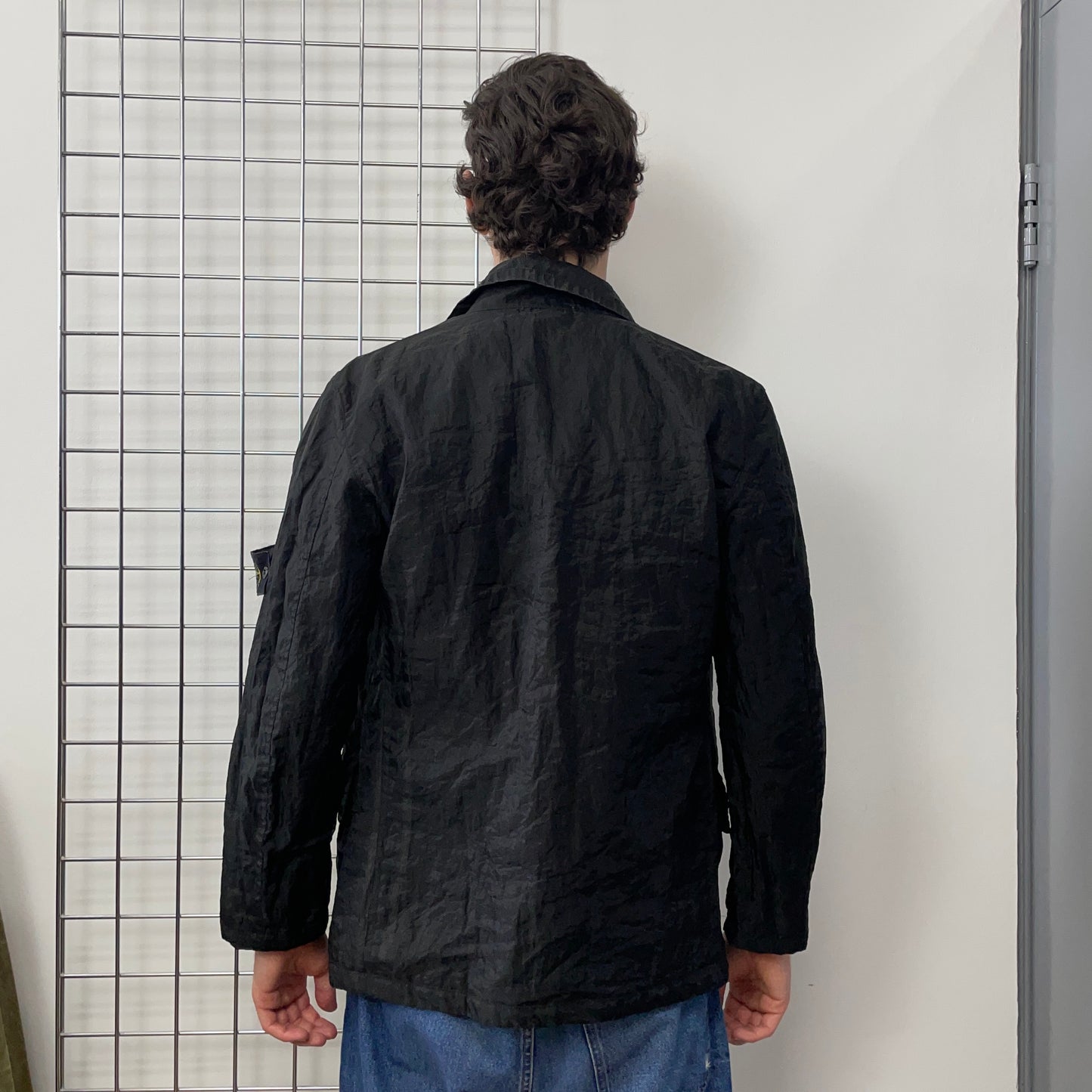 Stone Island Black AW02 Monofilament Nylon Field Jacket