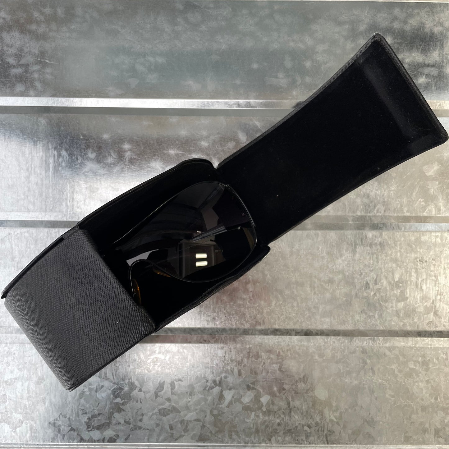 Prada Sport Black 00s Shield Sunglasses