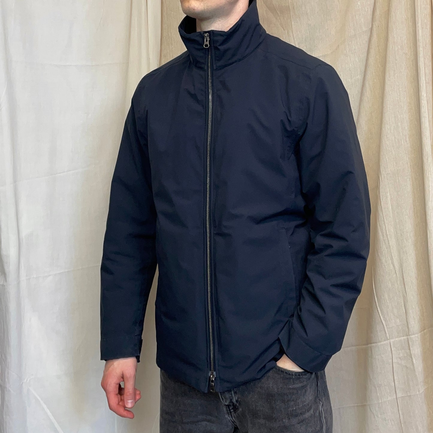 Prada Sport Navy 2006 Goretex 3-in-1 Nylon Padded Bomber Liner Trench Overcoat