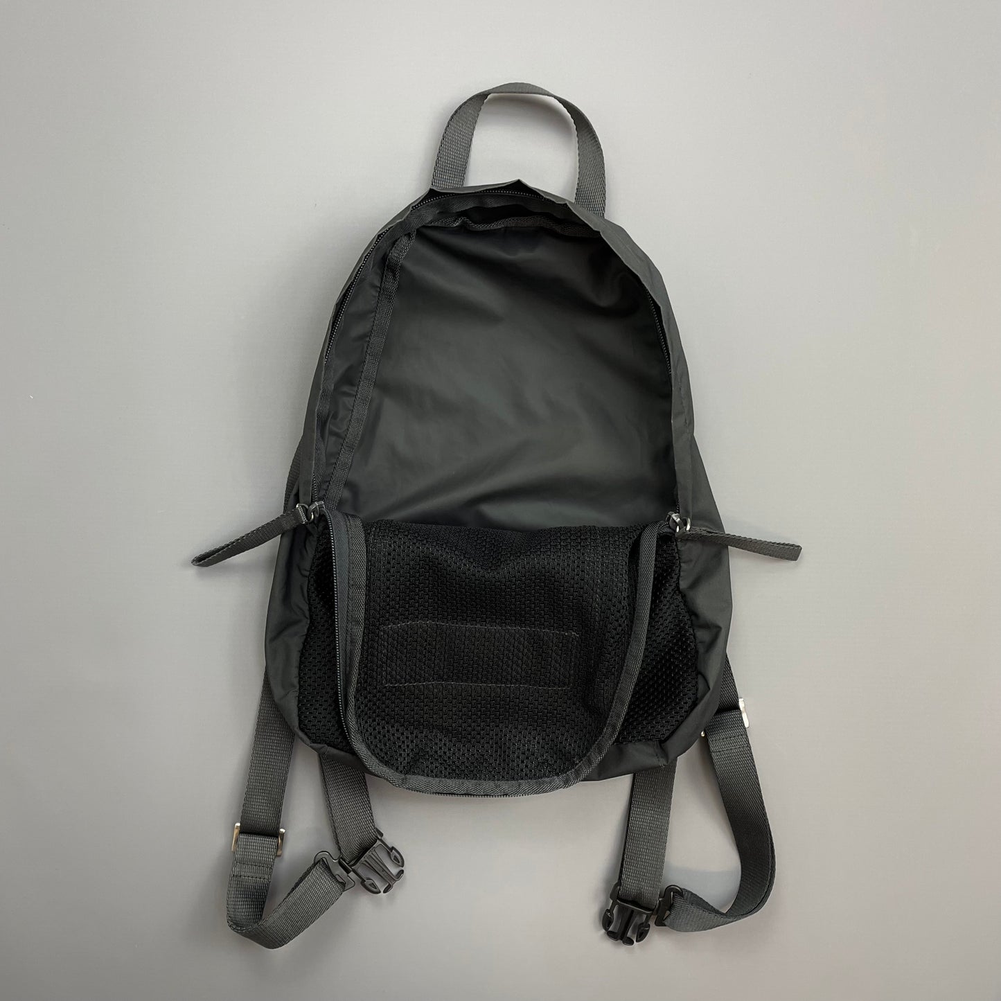 Prada Sport Grey & Black Mesh Backpack