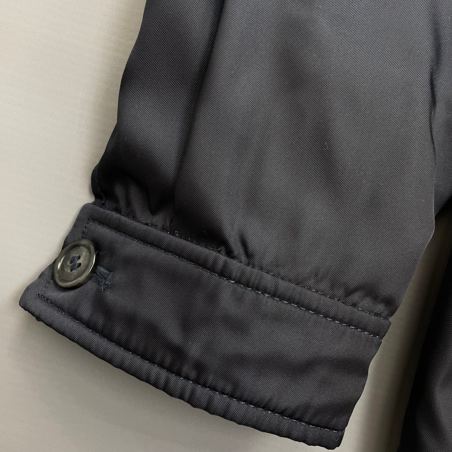 Prada Navy Nylon Overshirt Zip-Through Jacket