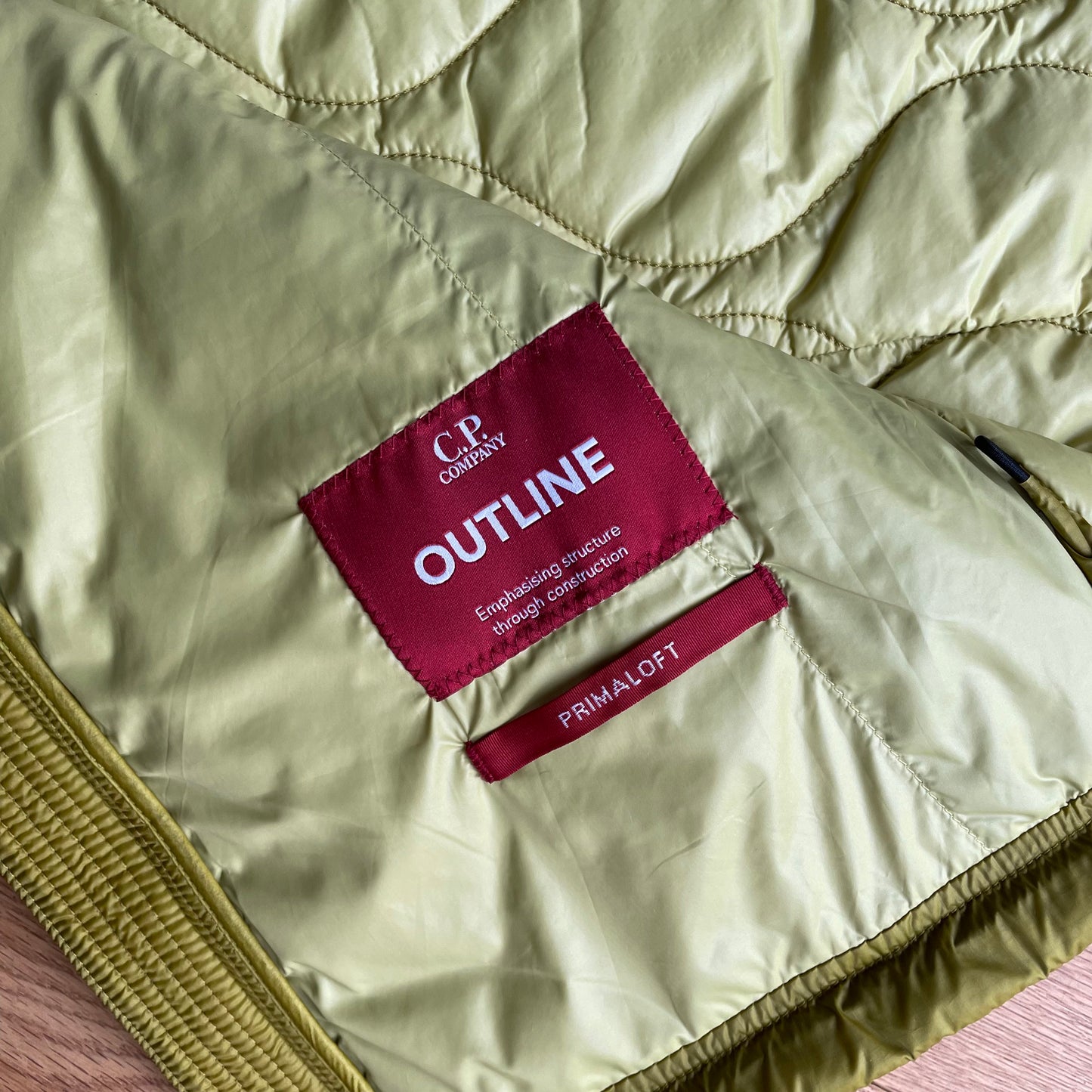 CP Company Outline Jacket in Golden Palm (RRP £625)