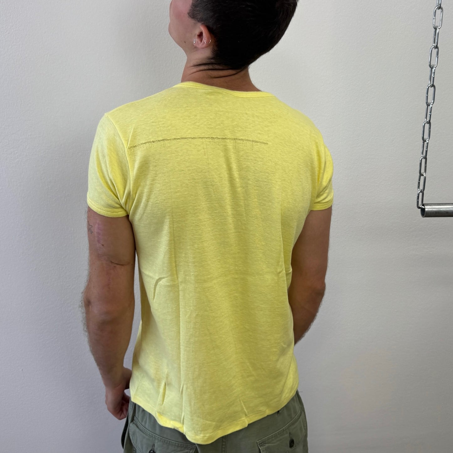 Vintage Yellow 60s/70s Fitted T-Shirt