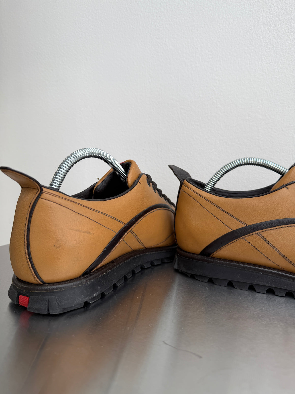 Prada Sport Leather Oxford Shoes