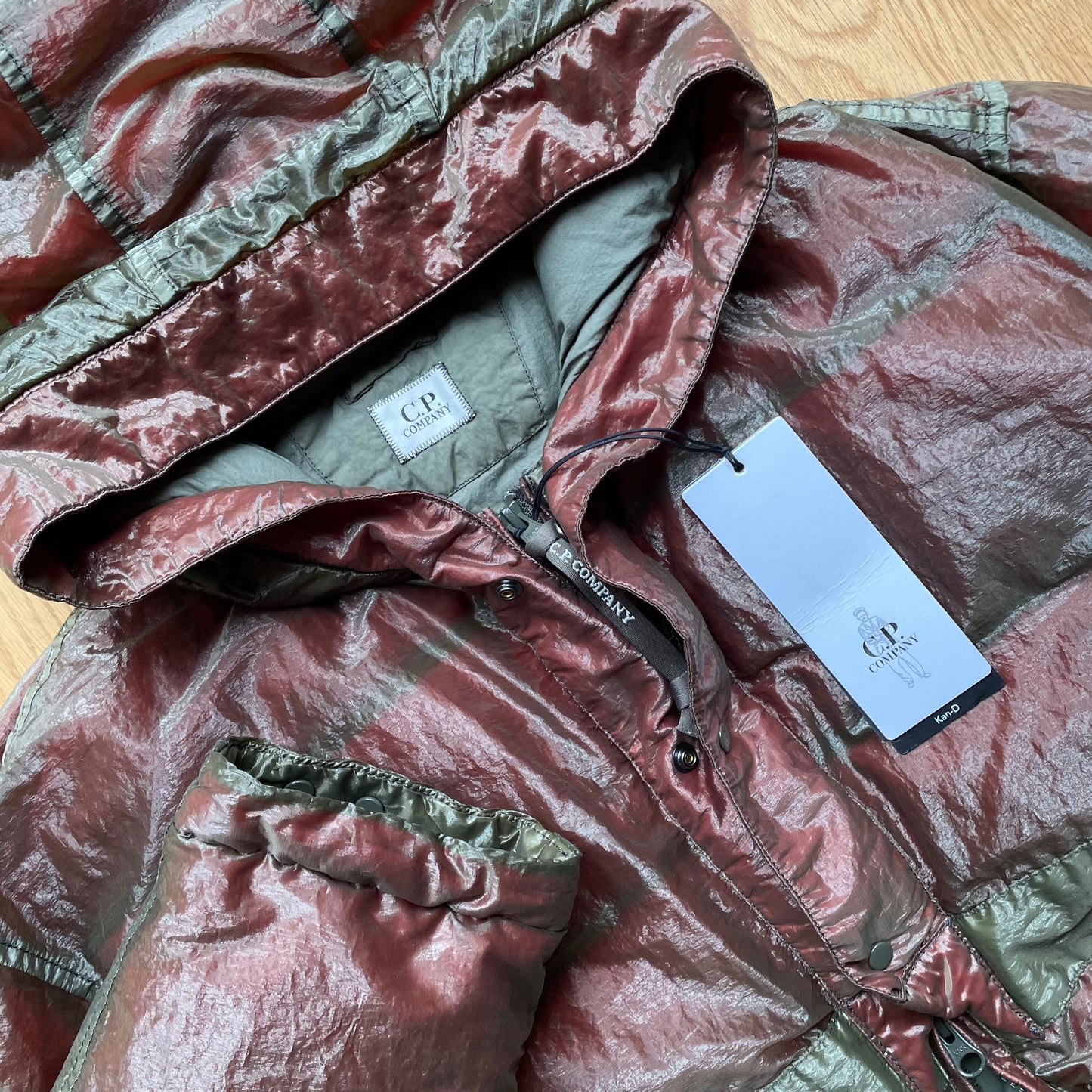 C.P. Company Kan-D Puffer Jacket in Thyme (RRP £765)