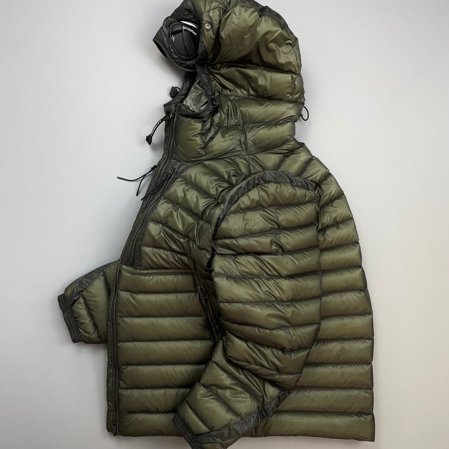 C.P. Company Brown DD Shell Goggle Jacket