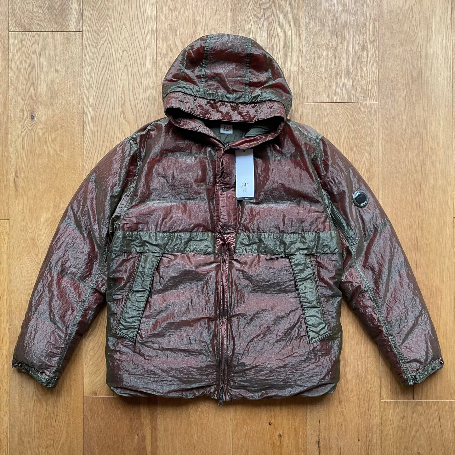 C.P. Company Kan-D Puffer Jacket in Thyme (RRP £765)