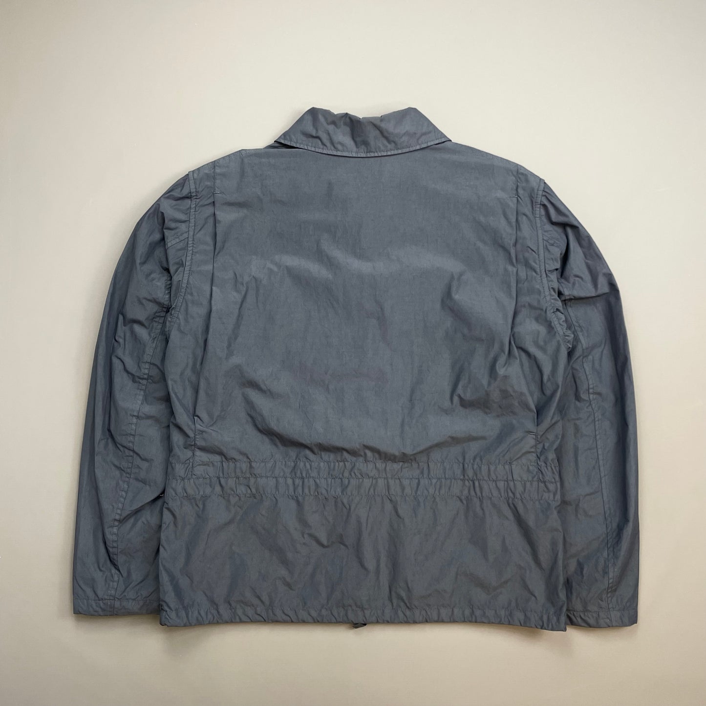 Stone Island Denims Blue Grey SS03 Nylon Zip-Through Harrington Jacket