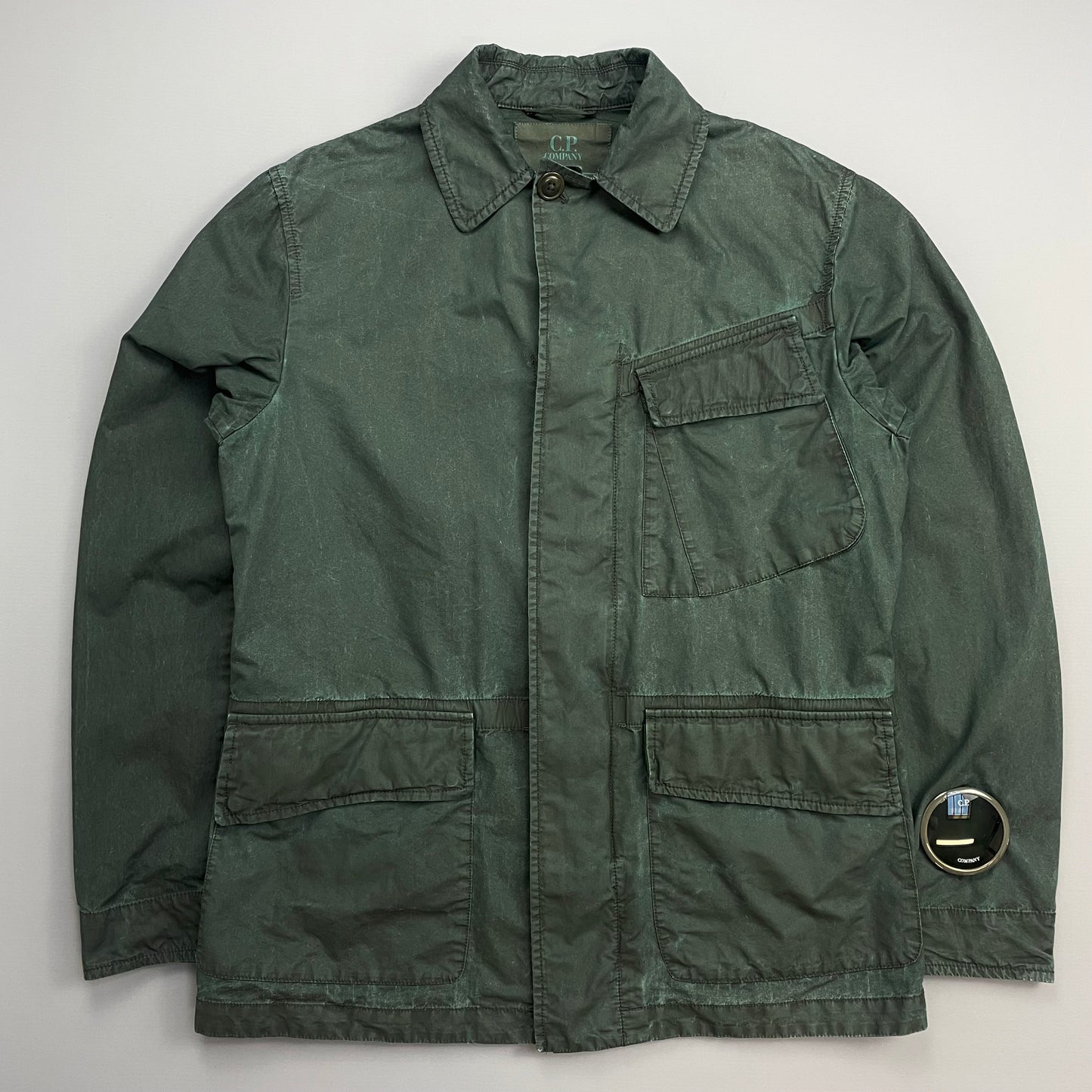 C.P. Company Green 50 Fili Plated Military Issue Tender La Mille Watchviewer Jacket