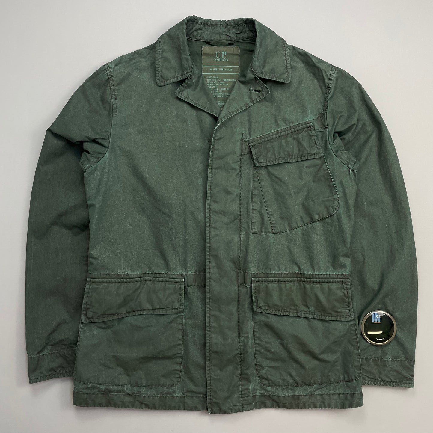 CP Company Green 50 Fili Plated Military Issue Tender La Mille Watchviewer Jacket