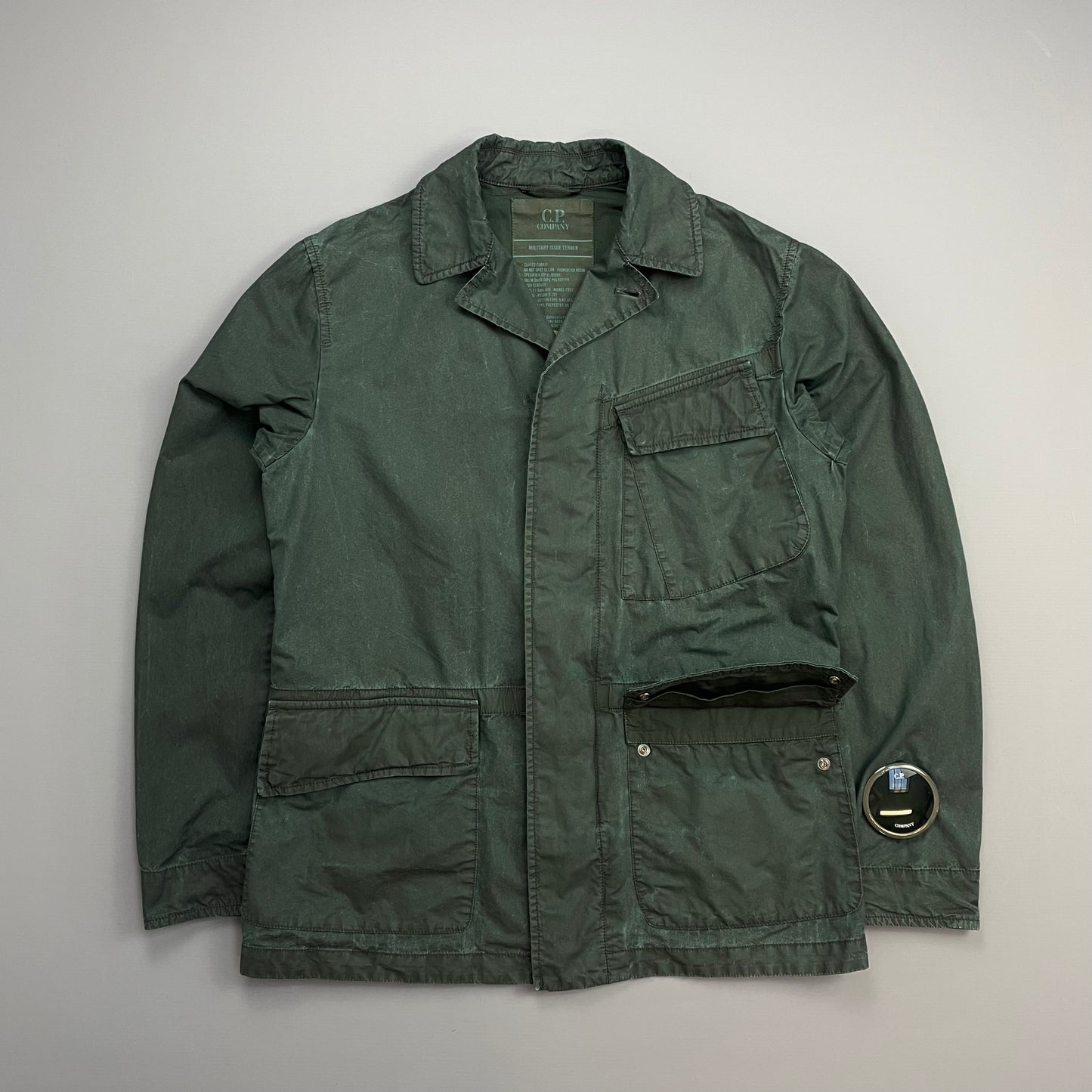 CP Company Green 50 Fili Plated Military Issue Tender La Mille Watchviewer Jacket