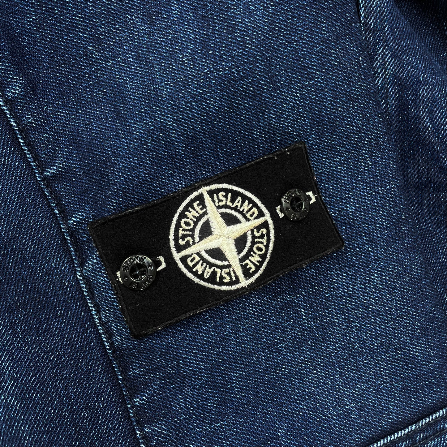 Stone Island Blue AW16 Polypropylene Denim Technical Special Process Jacket