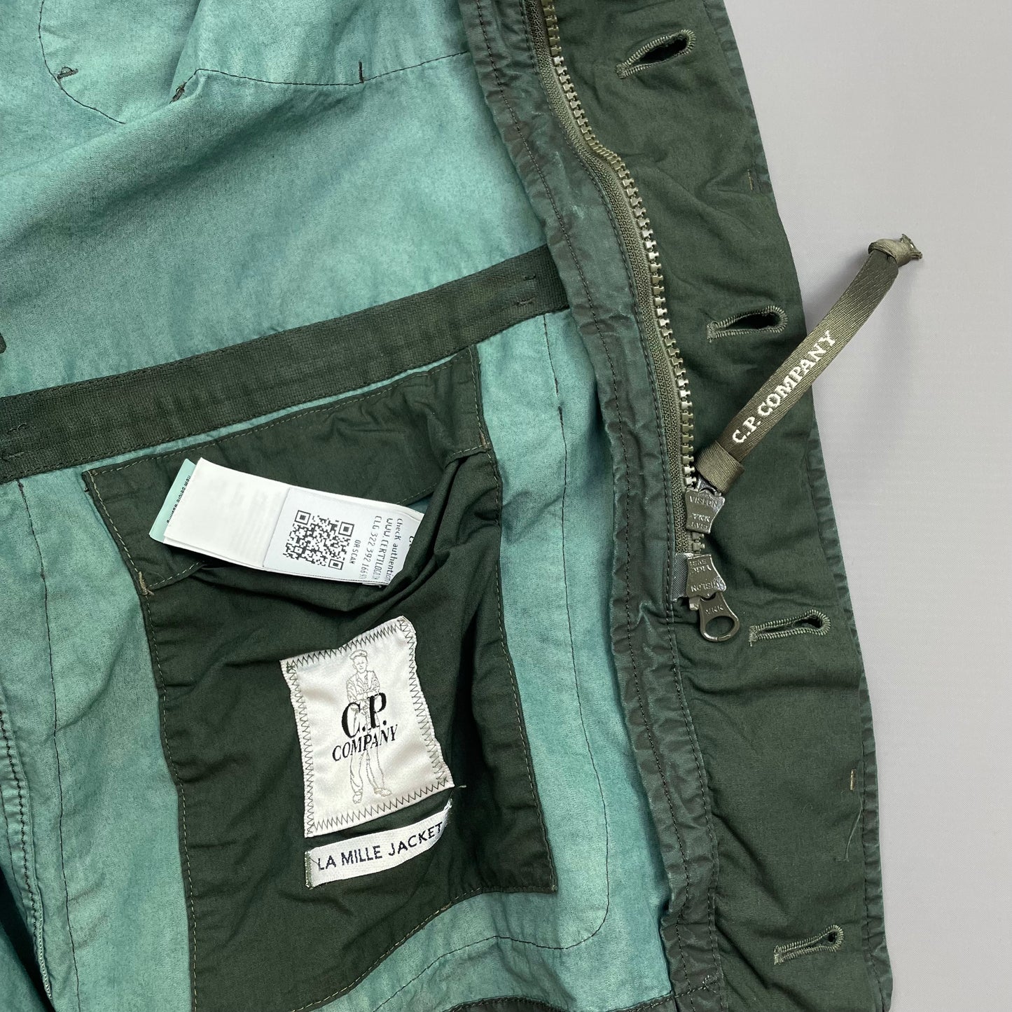 CP Company Green 50 Fili Plated Military Issue Tender La Mille Watchviewer Jacket