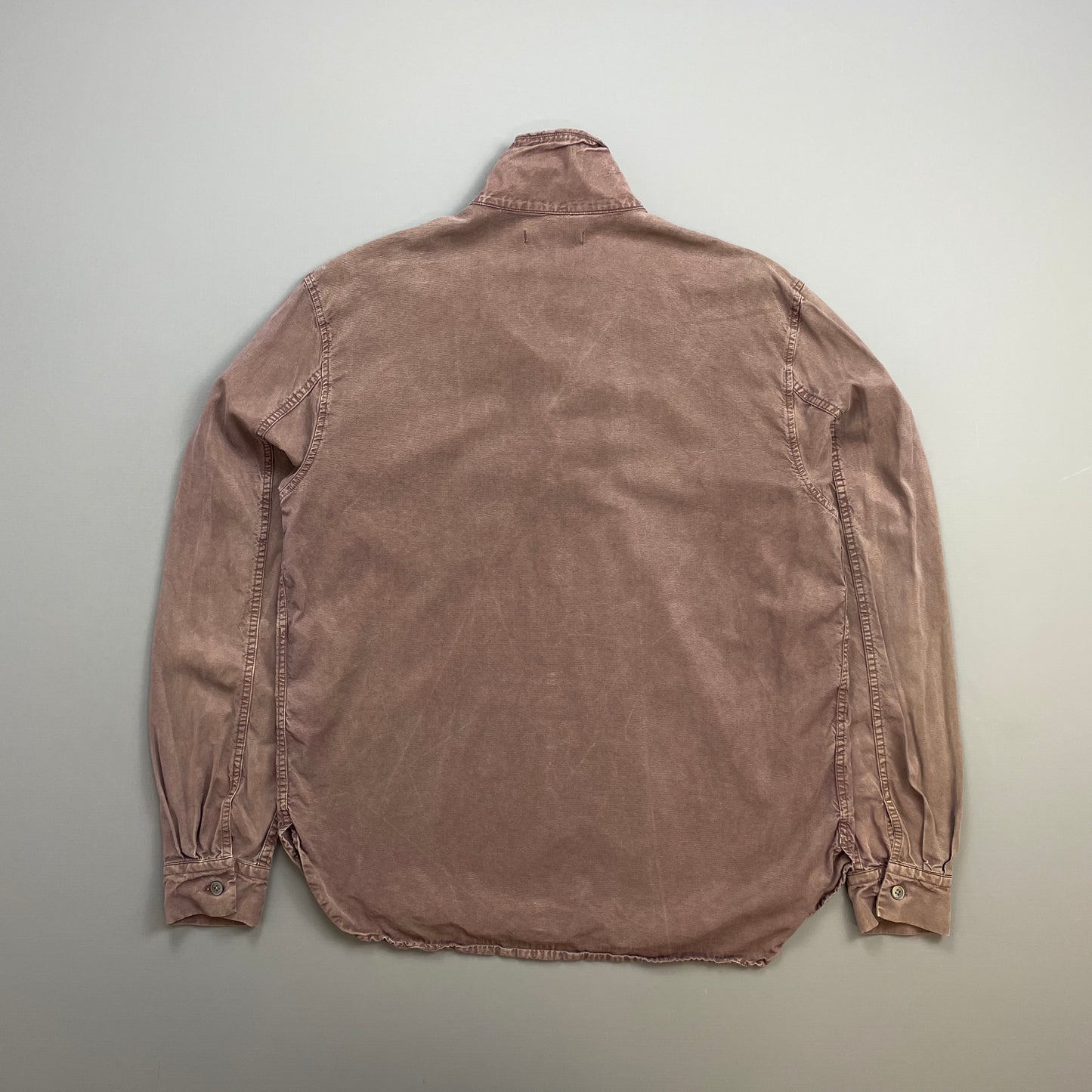 Our Legacy Purple Tencel Shawl Zip Shirt