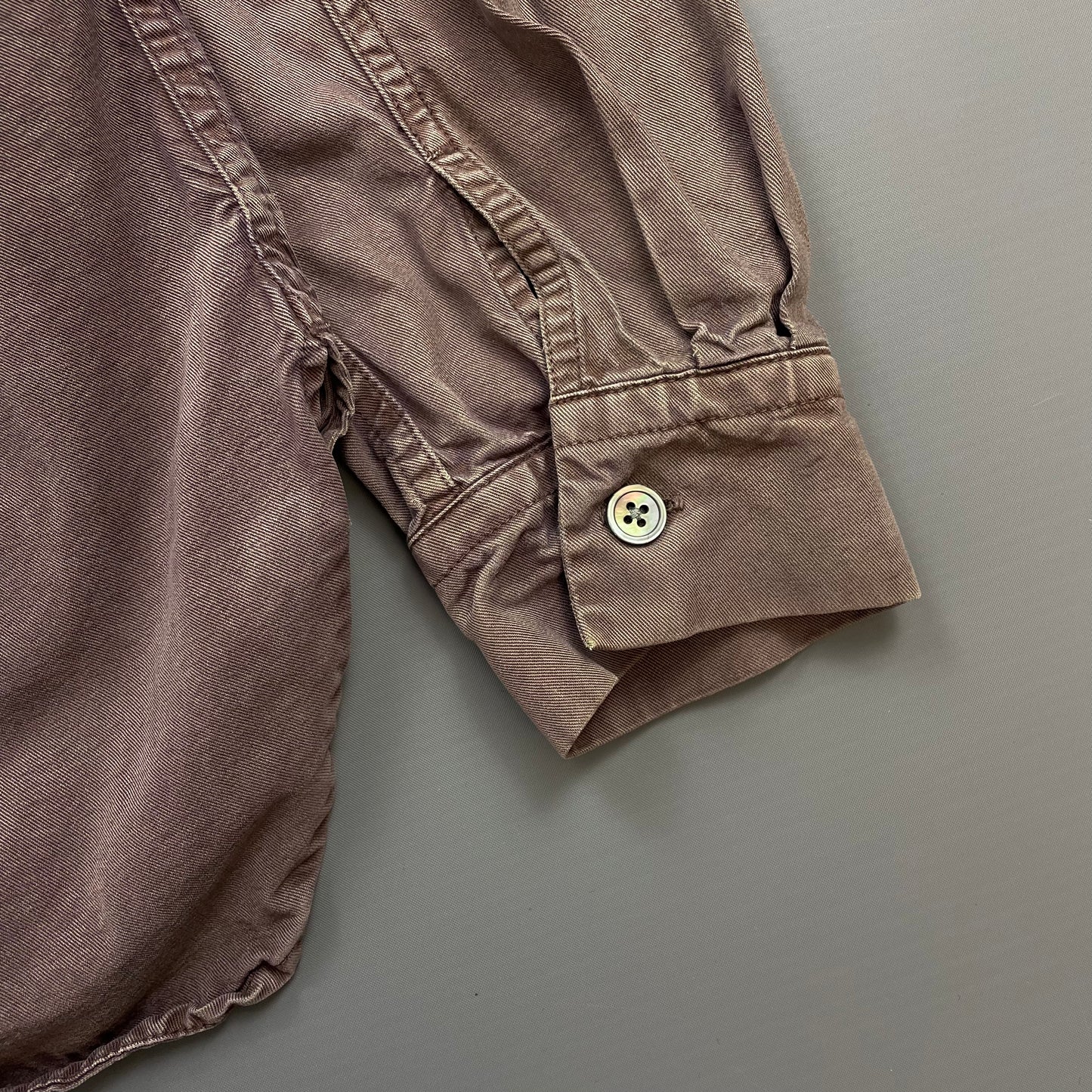 Our Legacy Purple Tencel Shawl Zip Shirt