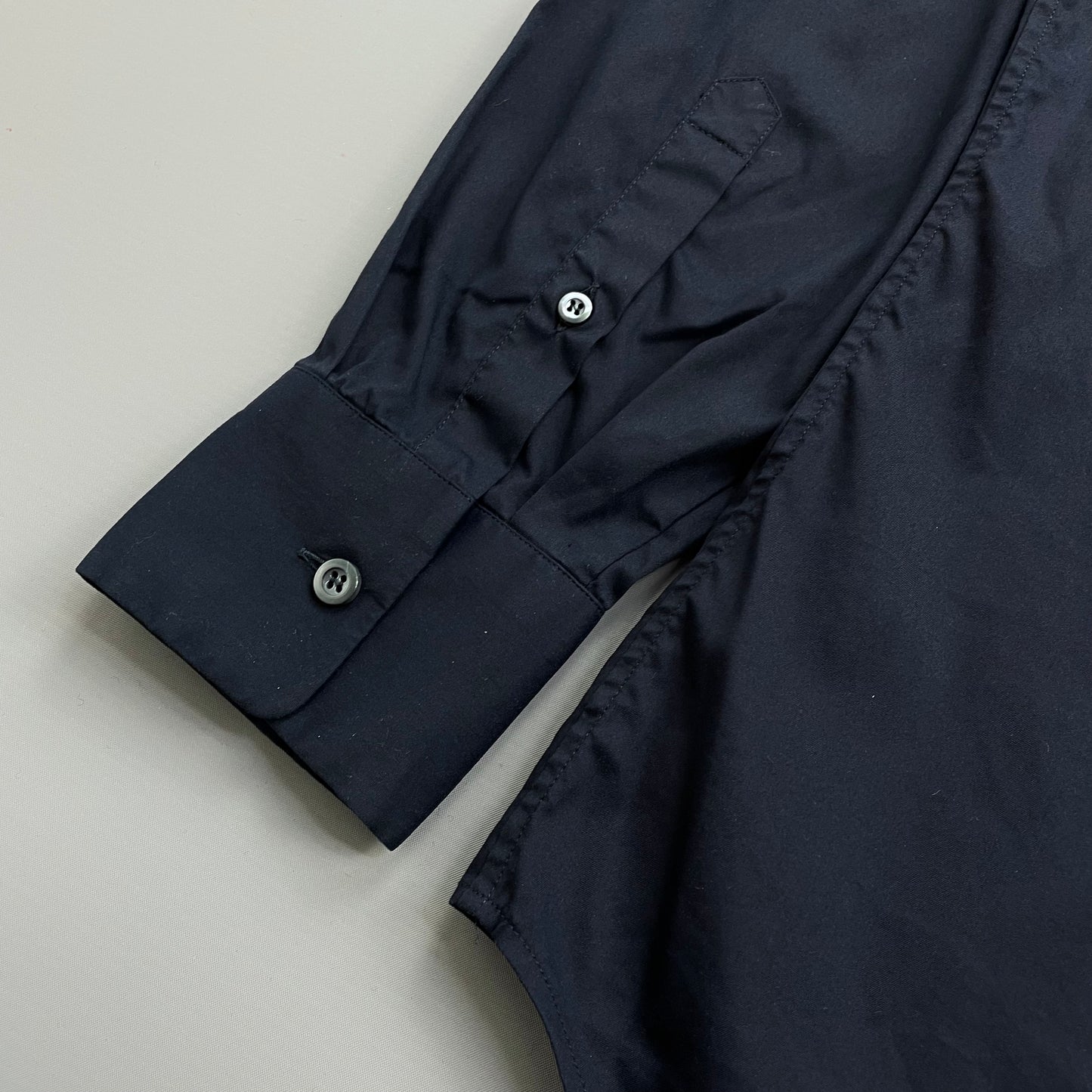 Prada Milano Navy 90s Formal Shirt