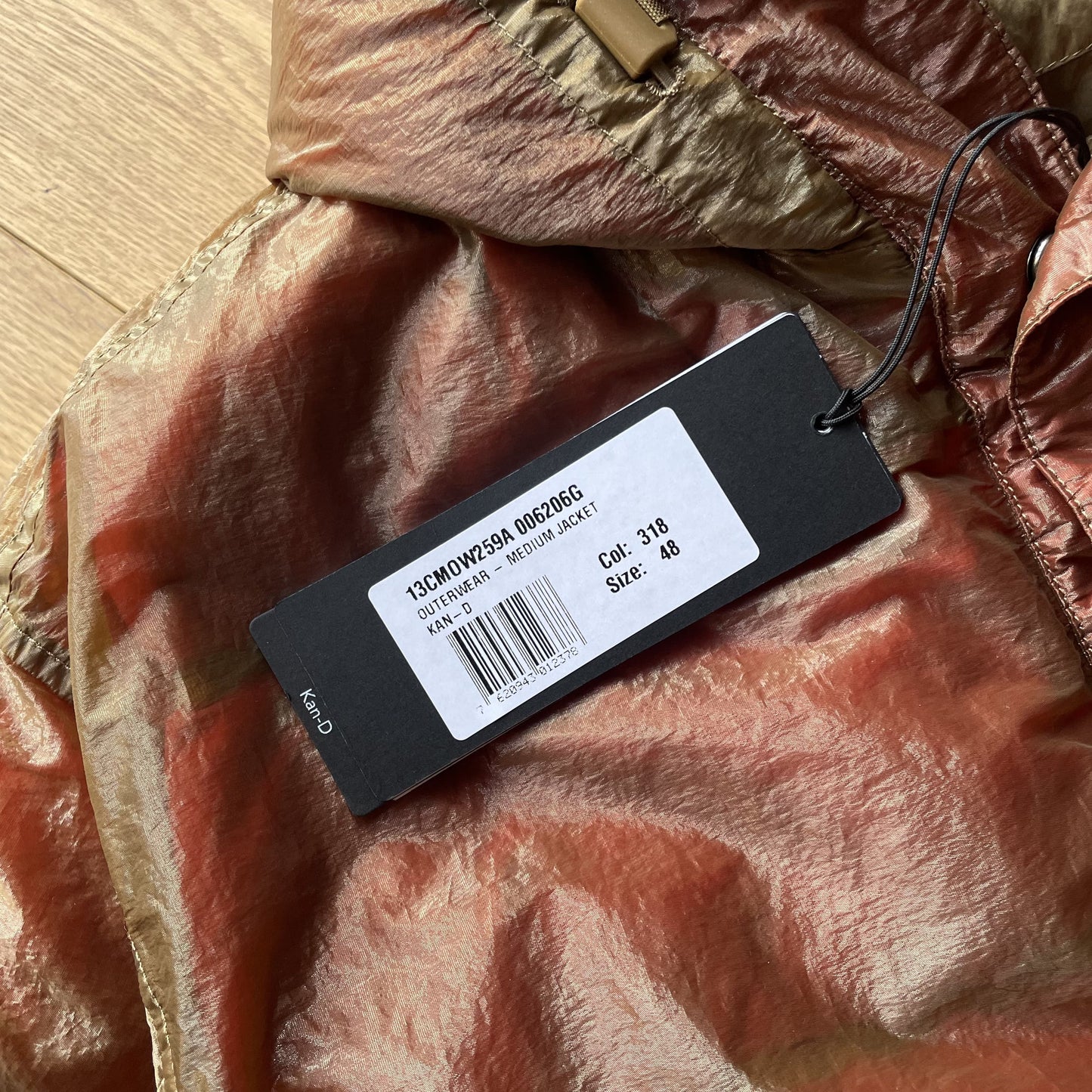 C.P. Company Kan-D Puffer Jacket in Cumin (RRP £765)