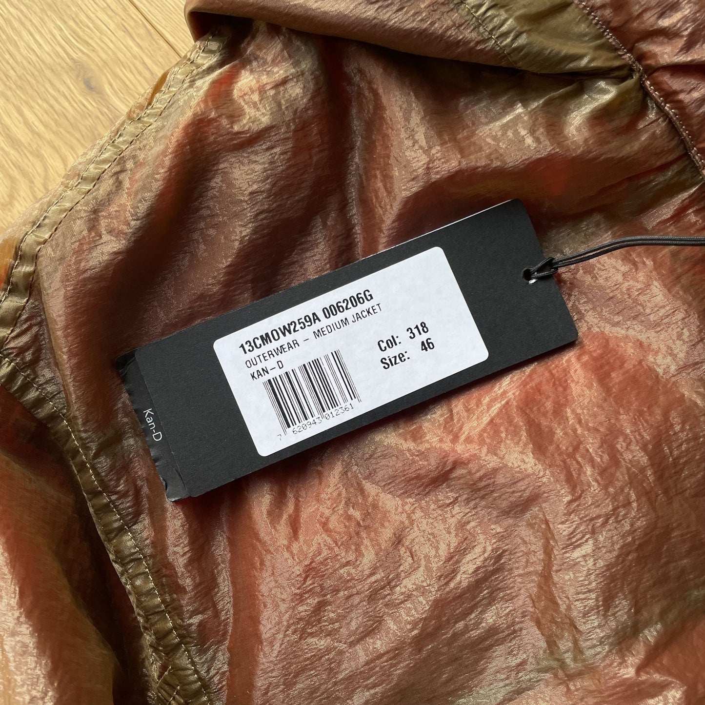C.P. Company Kan-D Puffer Jacket in Cumin (RRP £765)
