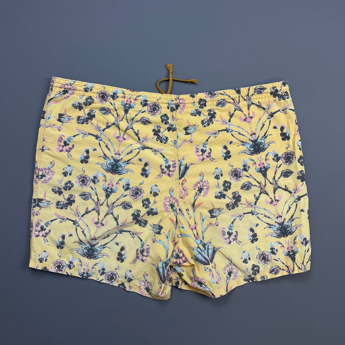 C.P. Company Yellow 80s Ideas from Massimo Osti Floral Print Swim Shorts