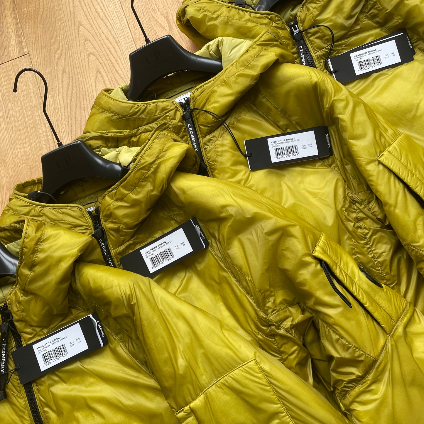 C.P. Company Outline Jacket in Golden Palm (RRP £625)