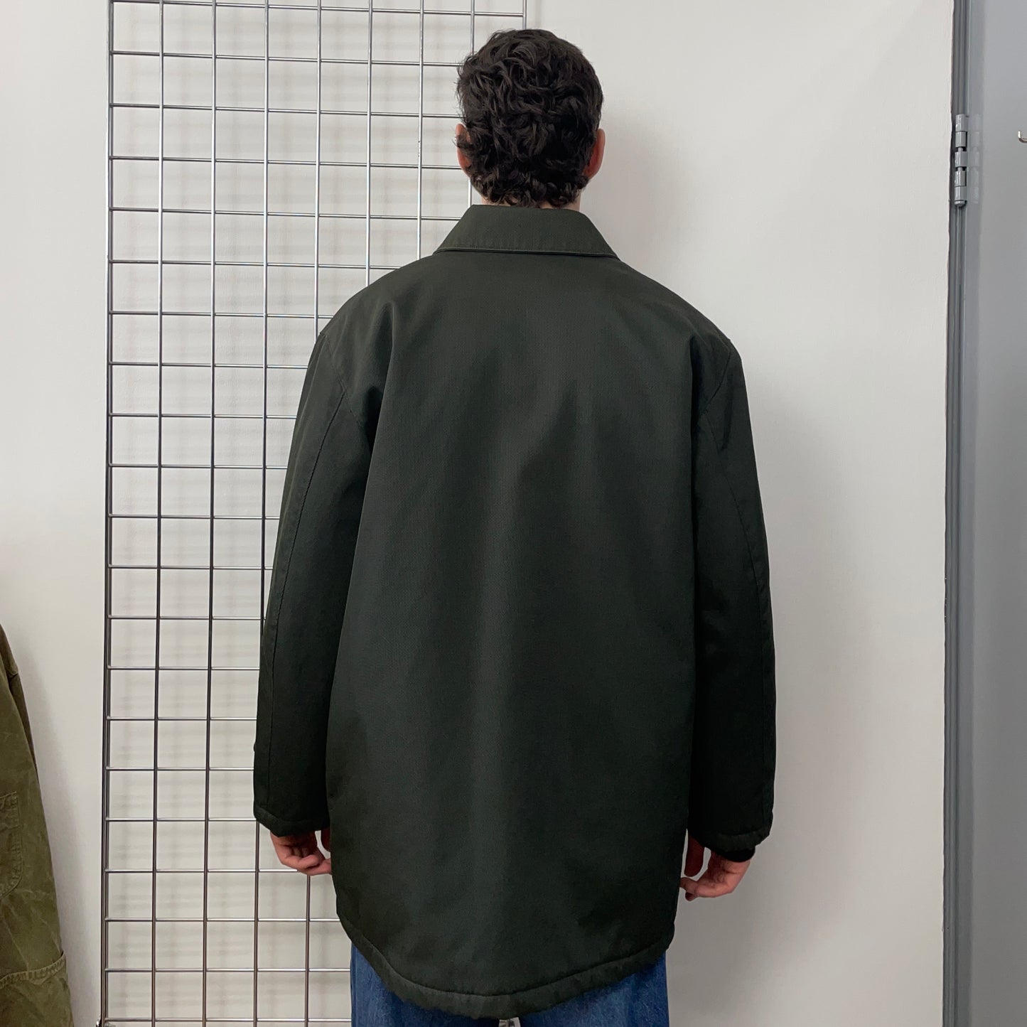 C.P. Company Forest Green AW96 Wool & Nylon Overcoat