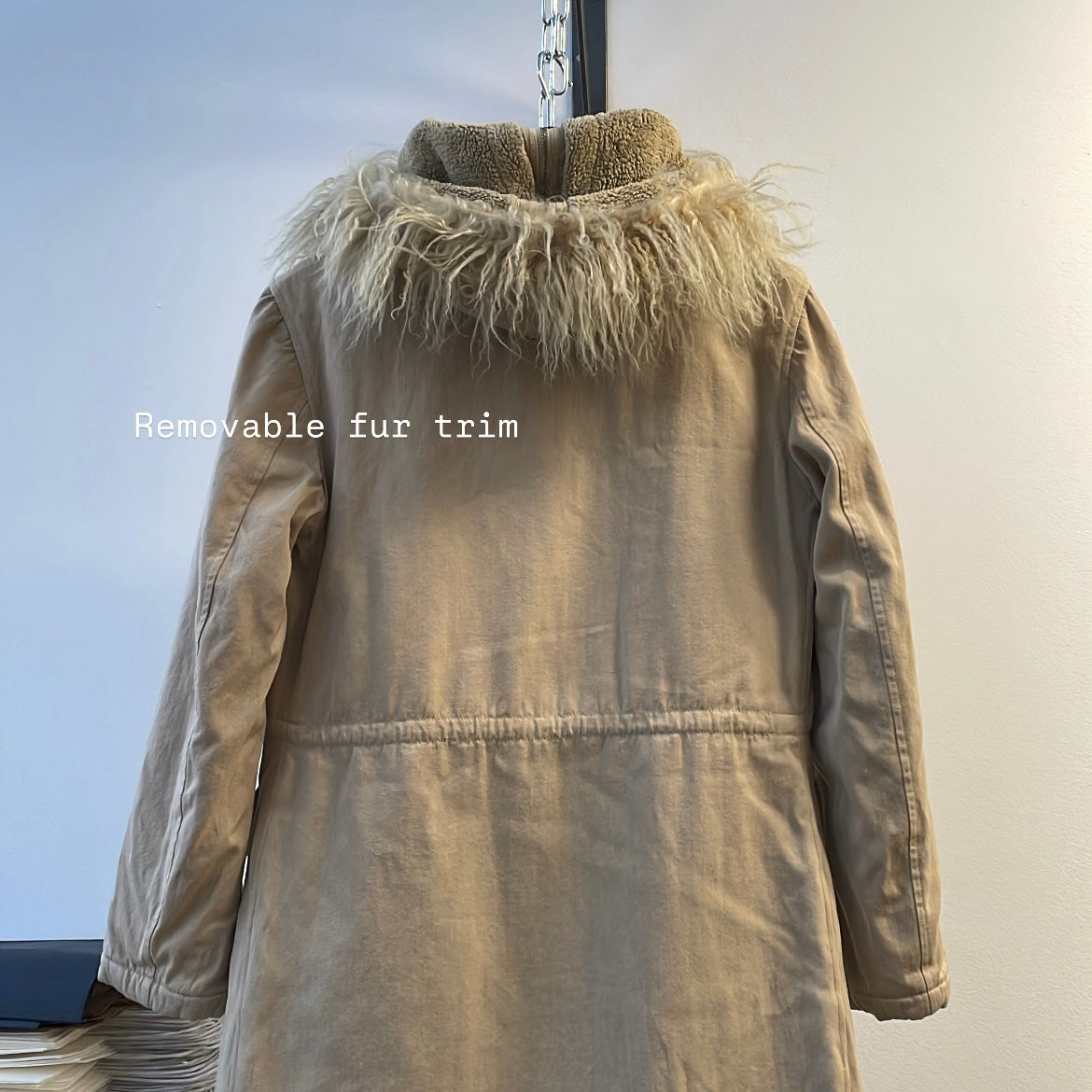 C.P. Company Donna Womens 00s Removable Faux Fur Split-Hood Parka