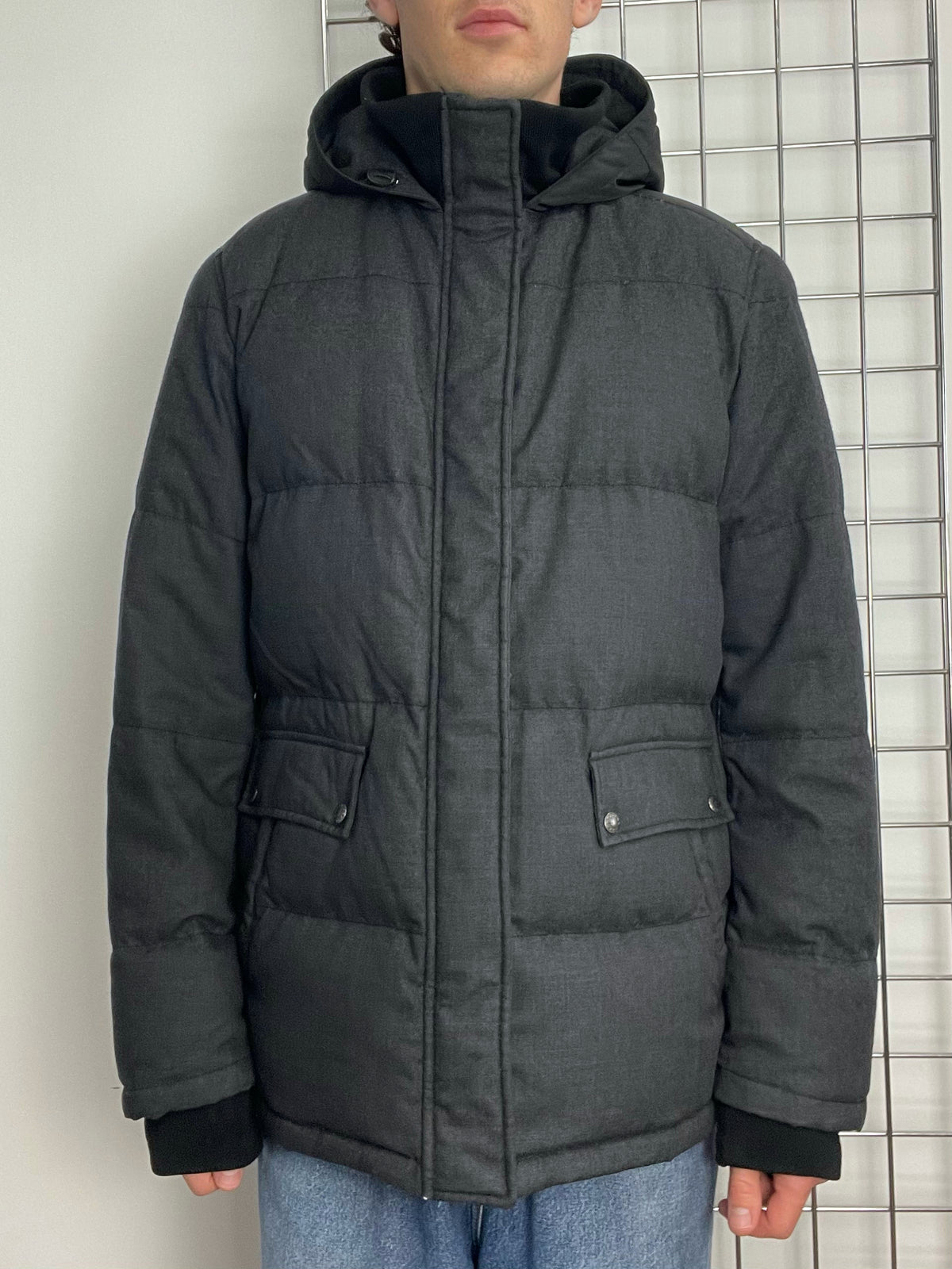 Prada Sport 2007 Wool Longline Puffer Jacket
