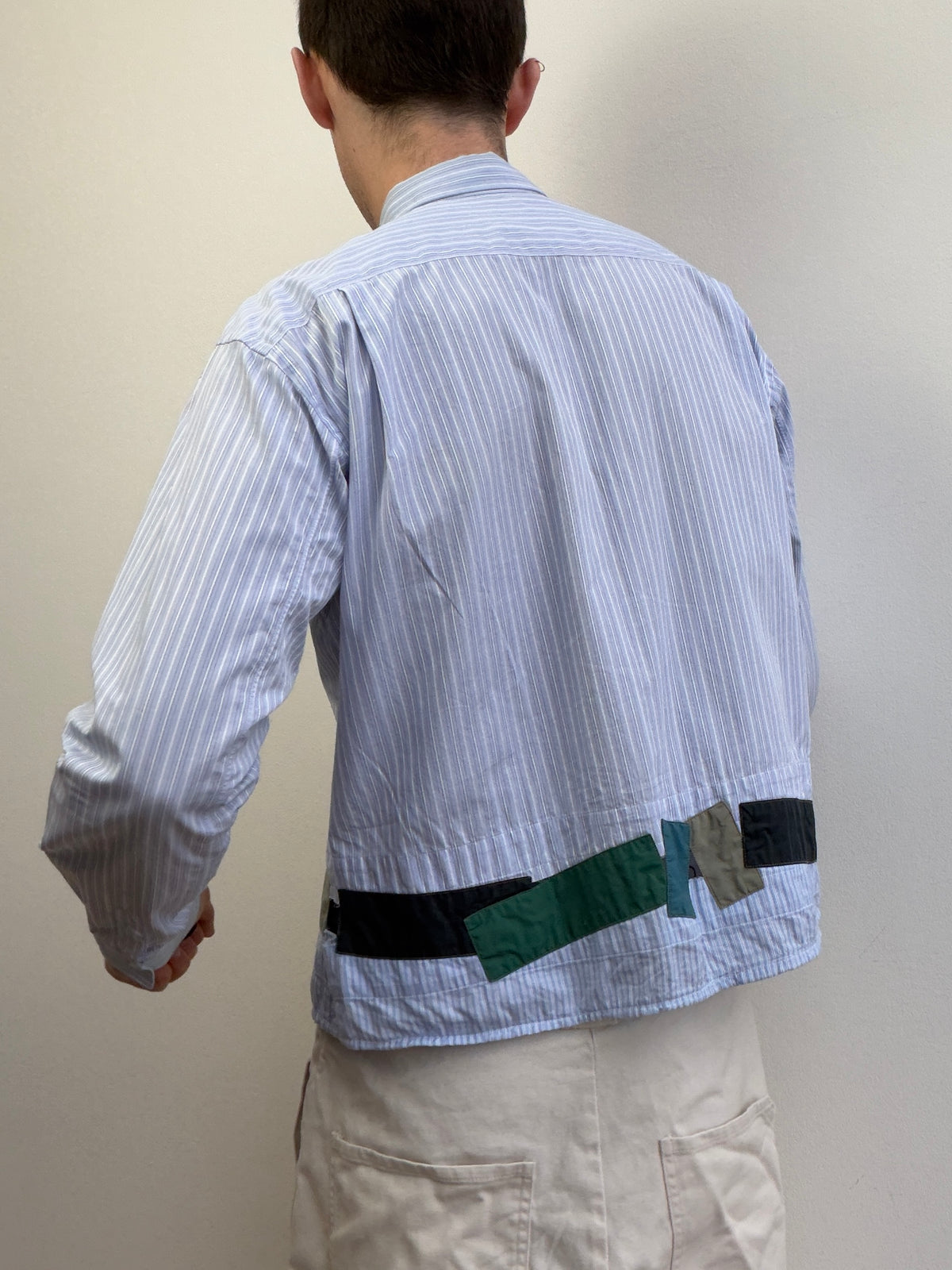 Comme Des Garçon Deconstructed Patchwork Shirt