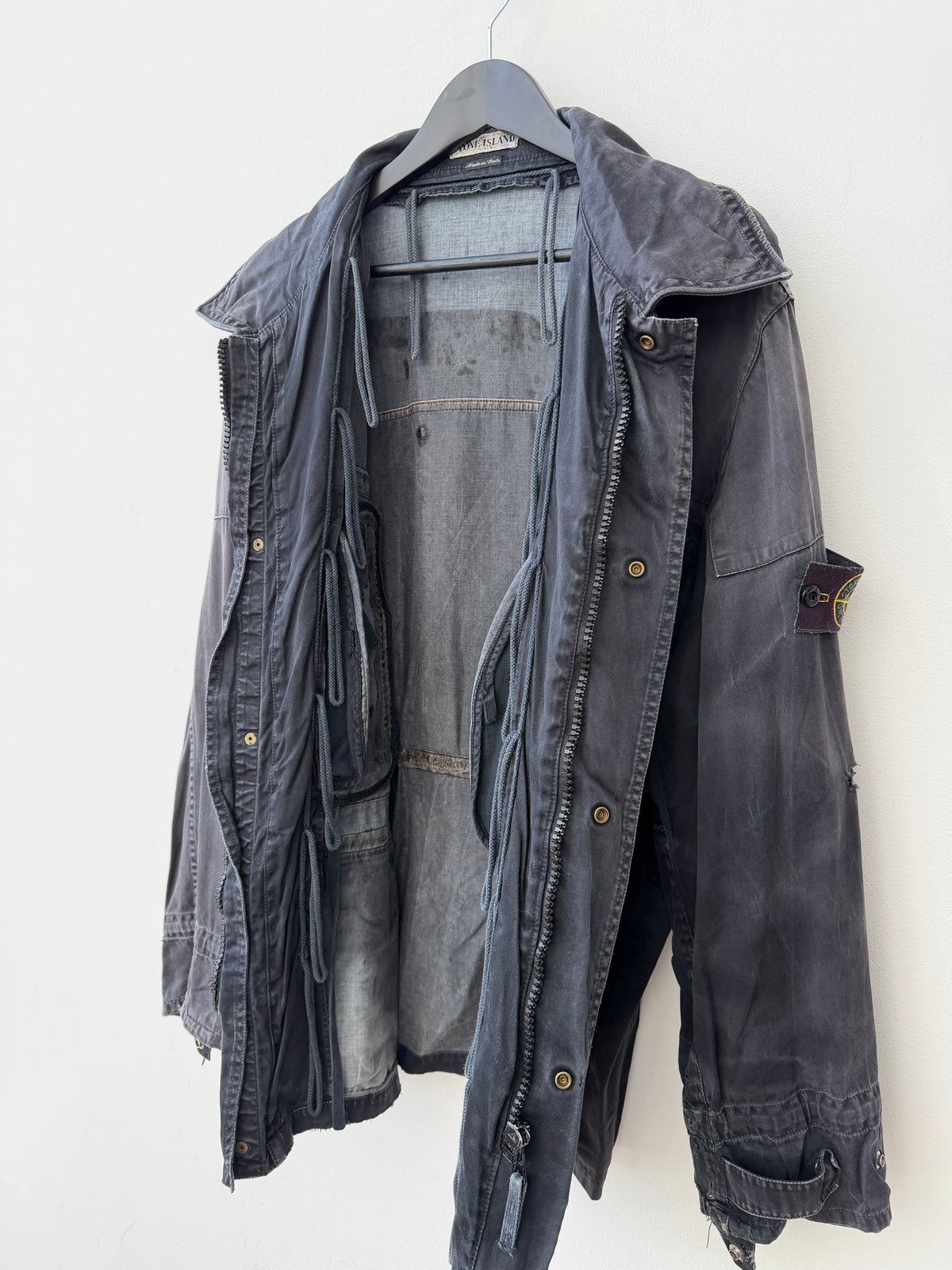 Stone Island 00s Raso Gommato Field Jacket
