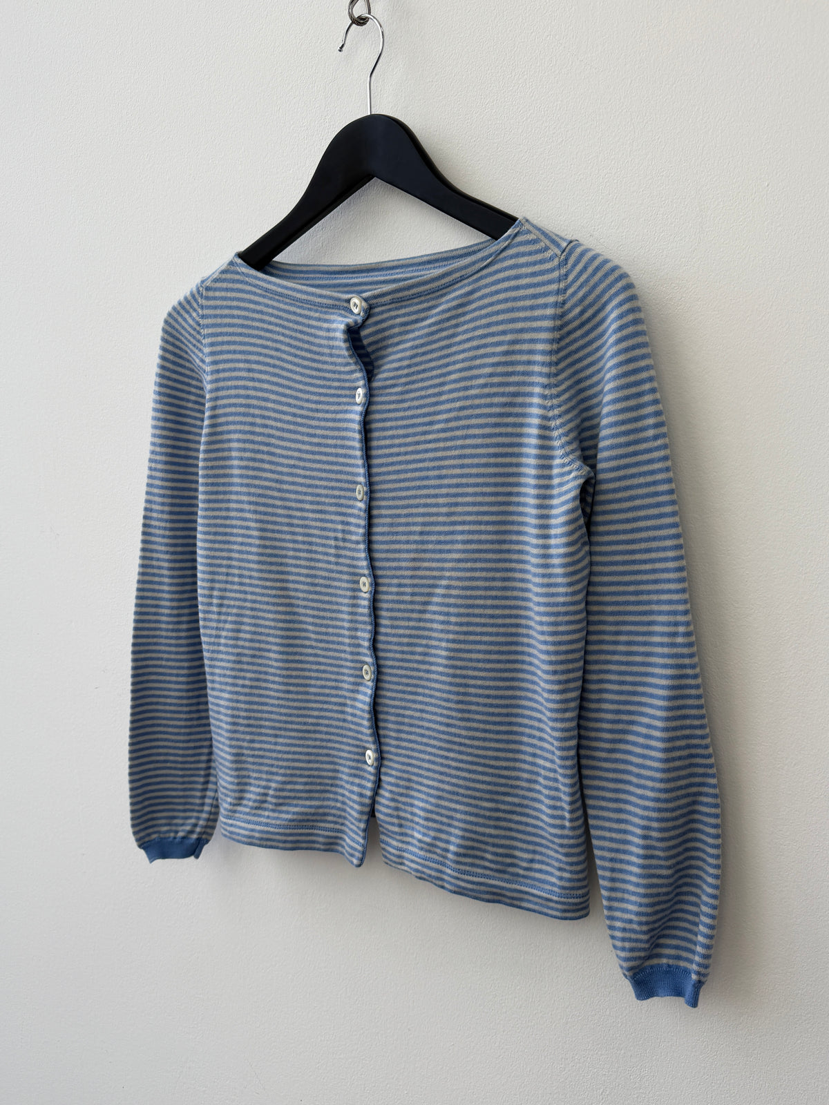 Prada Stripe Button-Up Cardigan