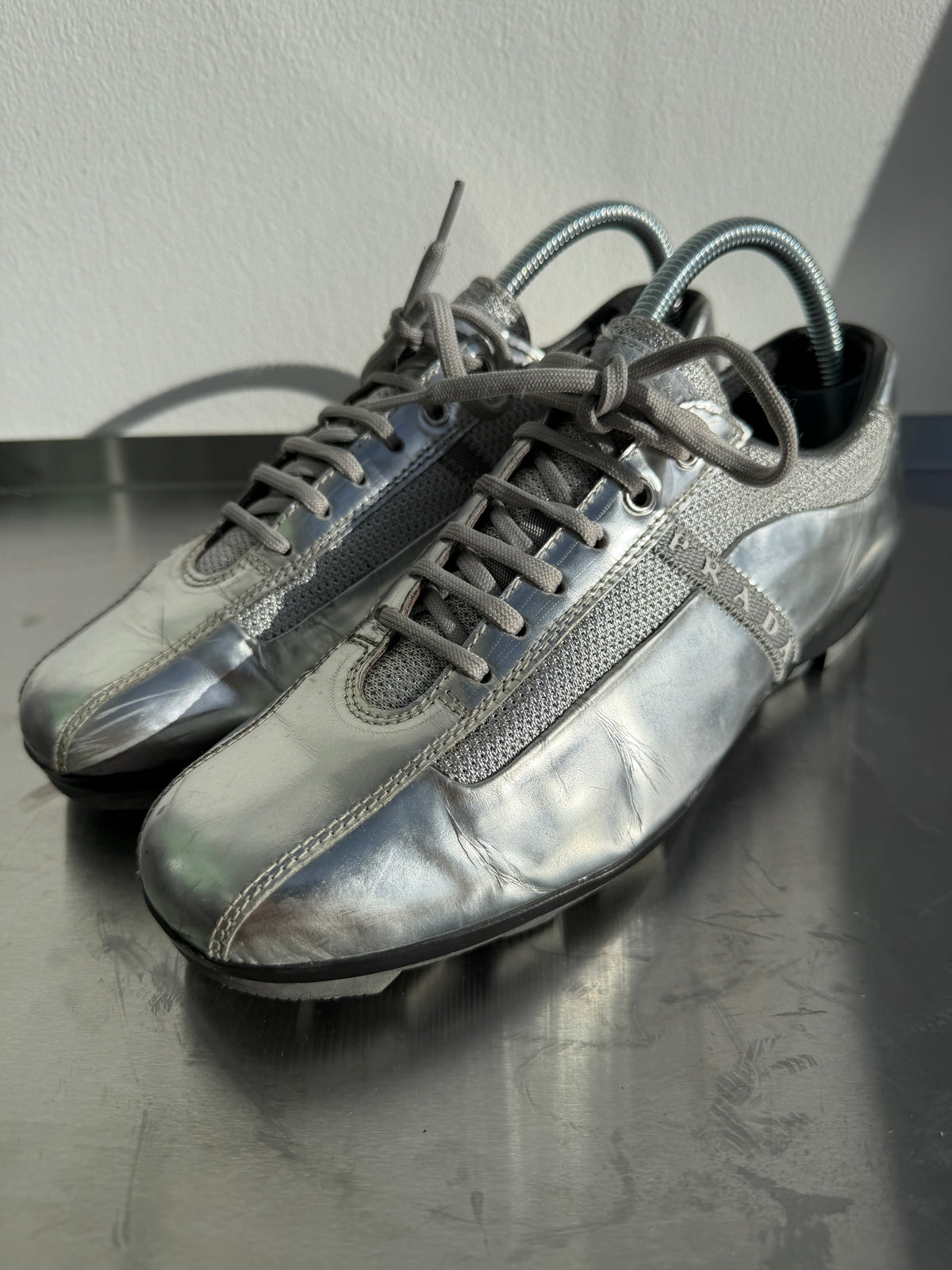 Prada Sport 00s Metallic Trainers
