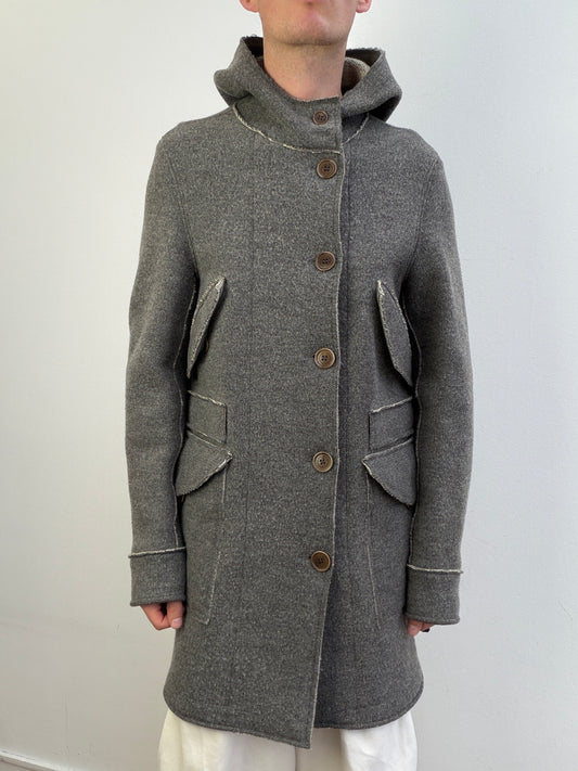 C.P. Company AW09 Wool Hooded Overcoat