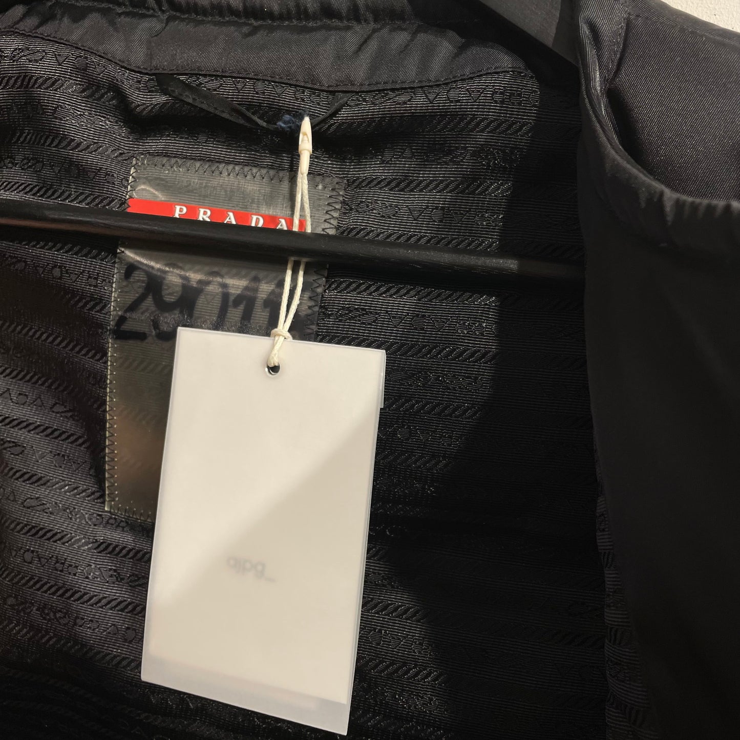 Prada Sport Black 00's Sample Nylon Puffer Vest