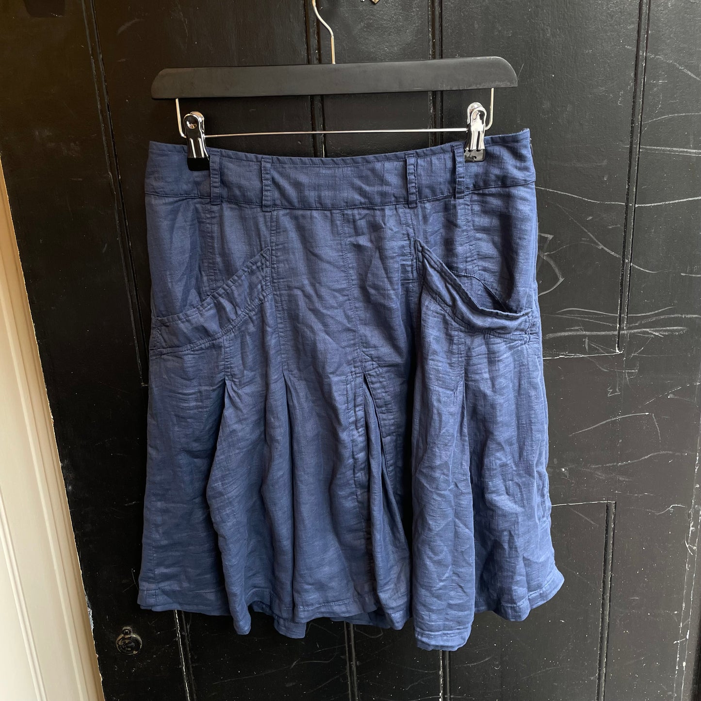 C.P. Company Donna Navy 00s Flow Skirt