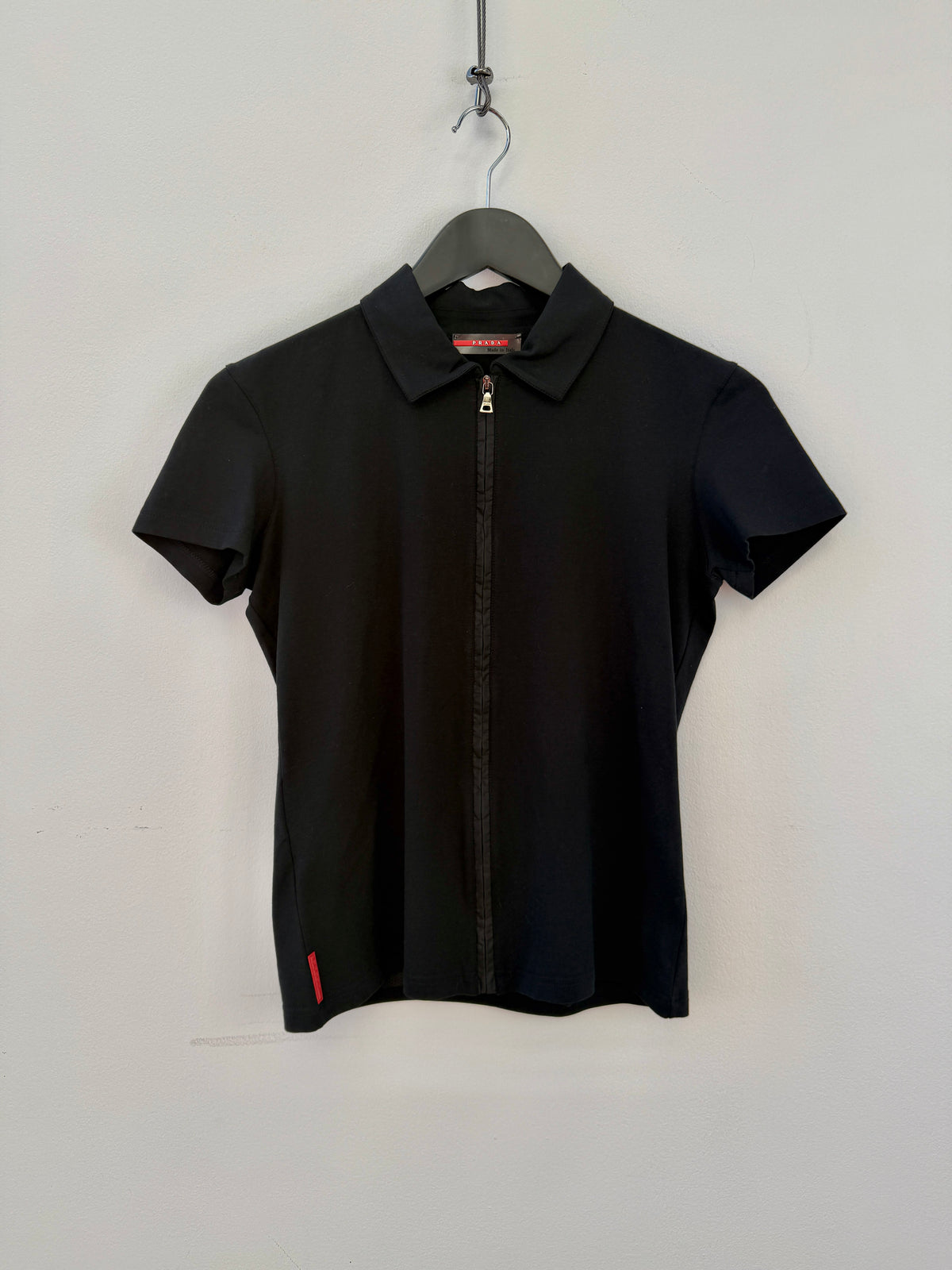 Prada Sport 00s Zip-Up Polo Shirt