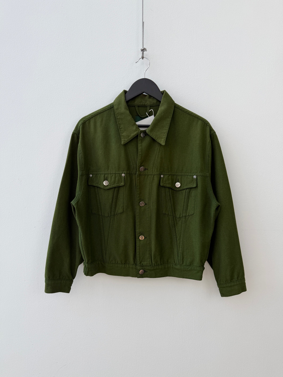 Jean Paul Gaultier Green 90s Trucker Jacket