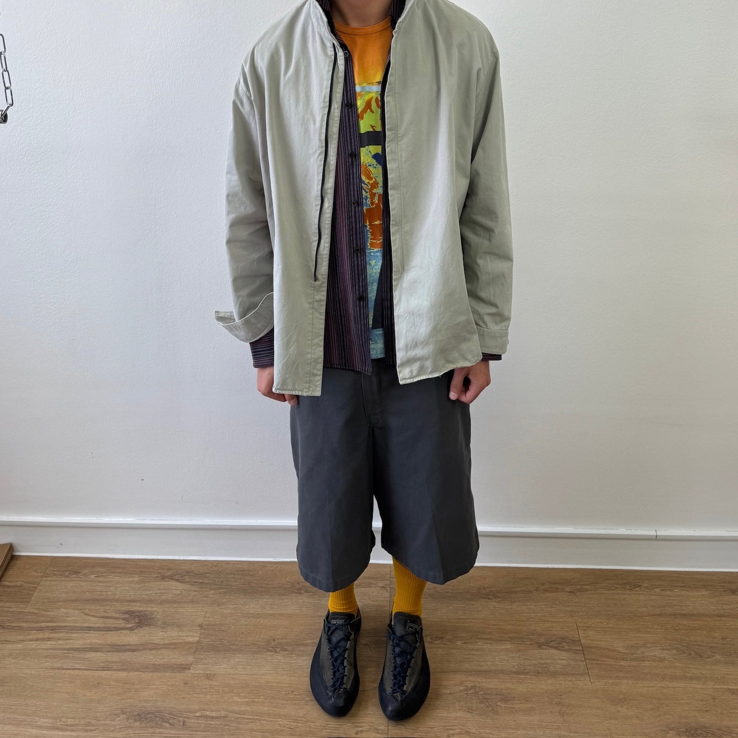 Stone Island X La Sportiva Brown & Navy 00s Suede Climbing Shoes